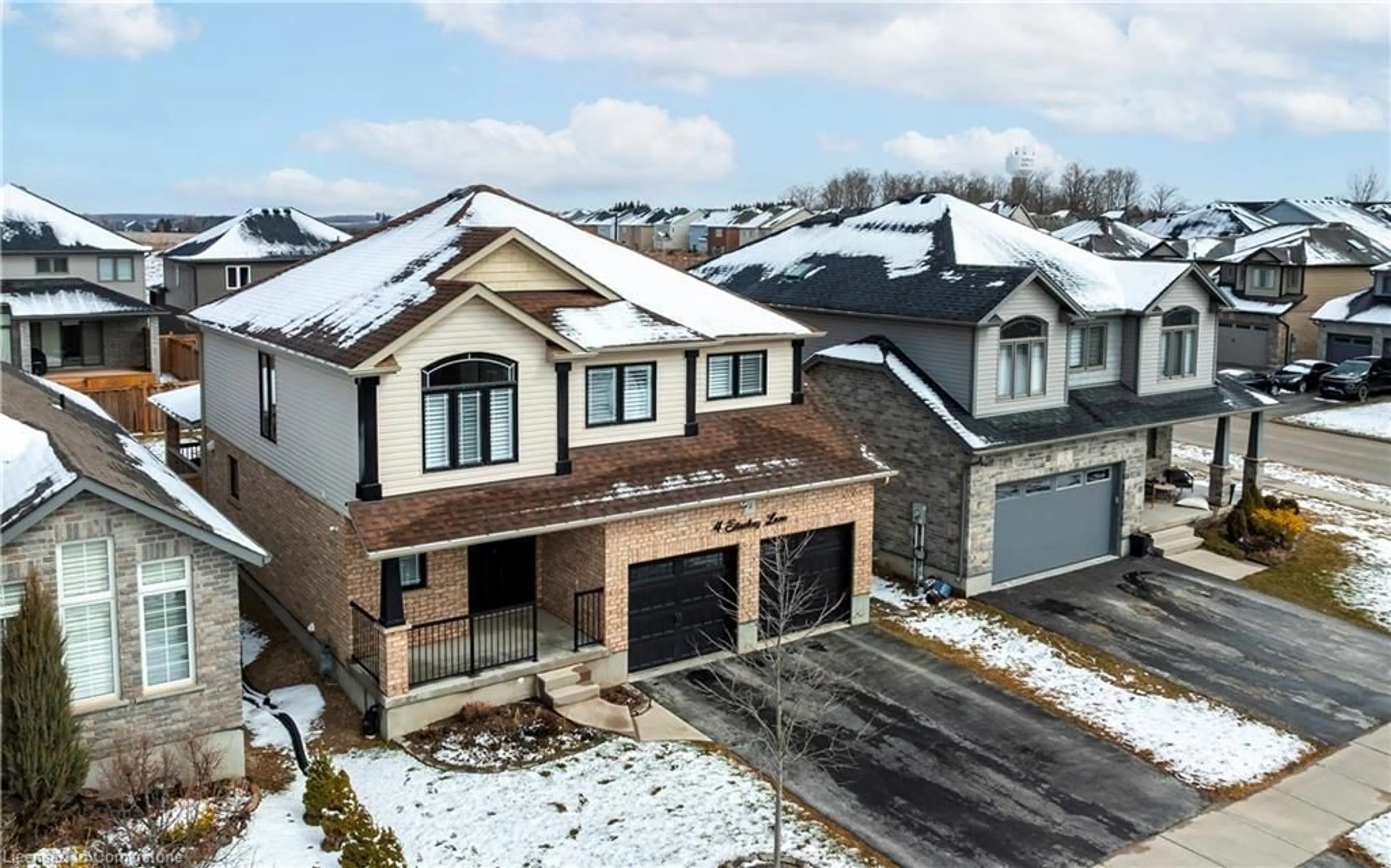 A pic from outside/outdoor area/front of a property/back of a property/a pic from drone, unknown for 4 Stuckey Lane, East Luther-Grand Valley Ontario L9W 6W5