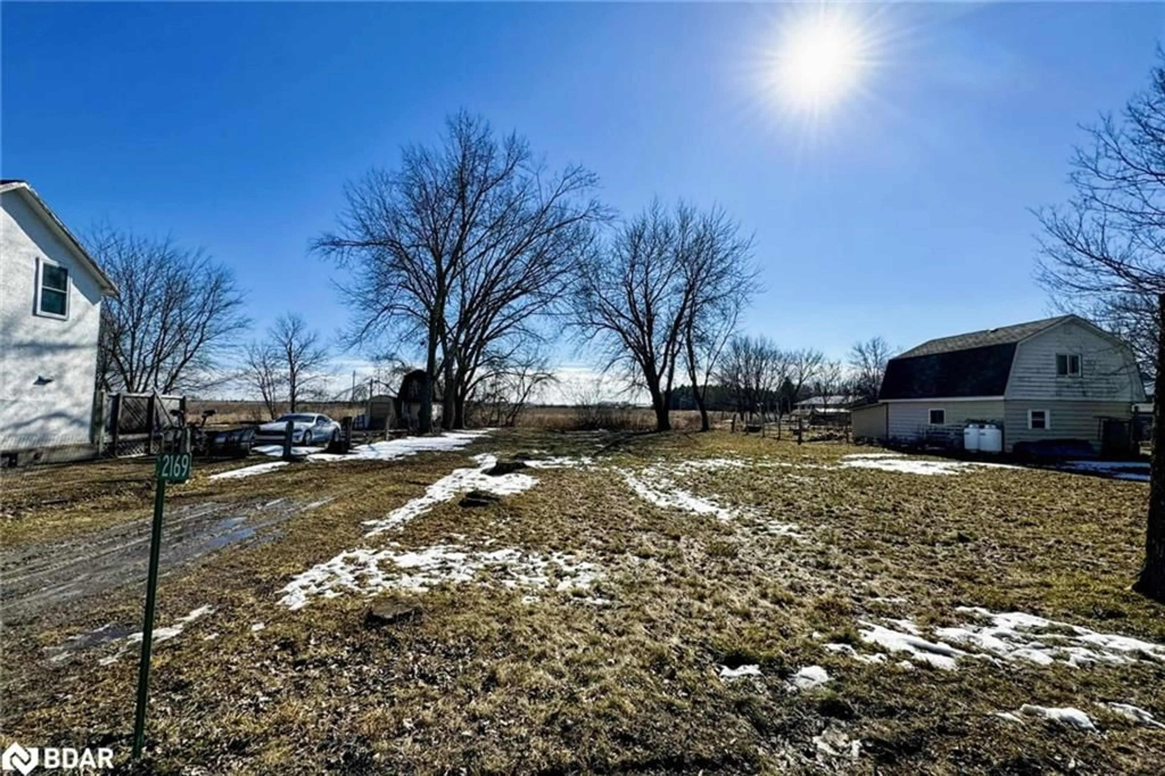 A pic from outside/outdoor area/front of a property/back of a property/a pic from drone, street for 2169 Concession Rd. 4, Brechin Ontario L0K 1B0