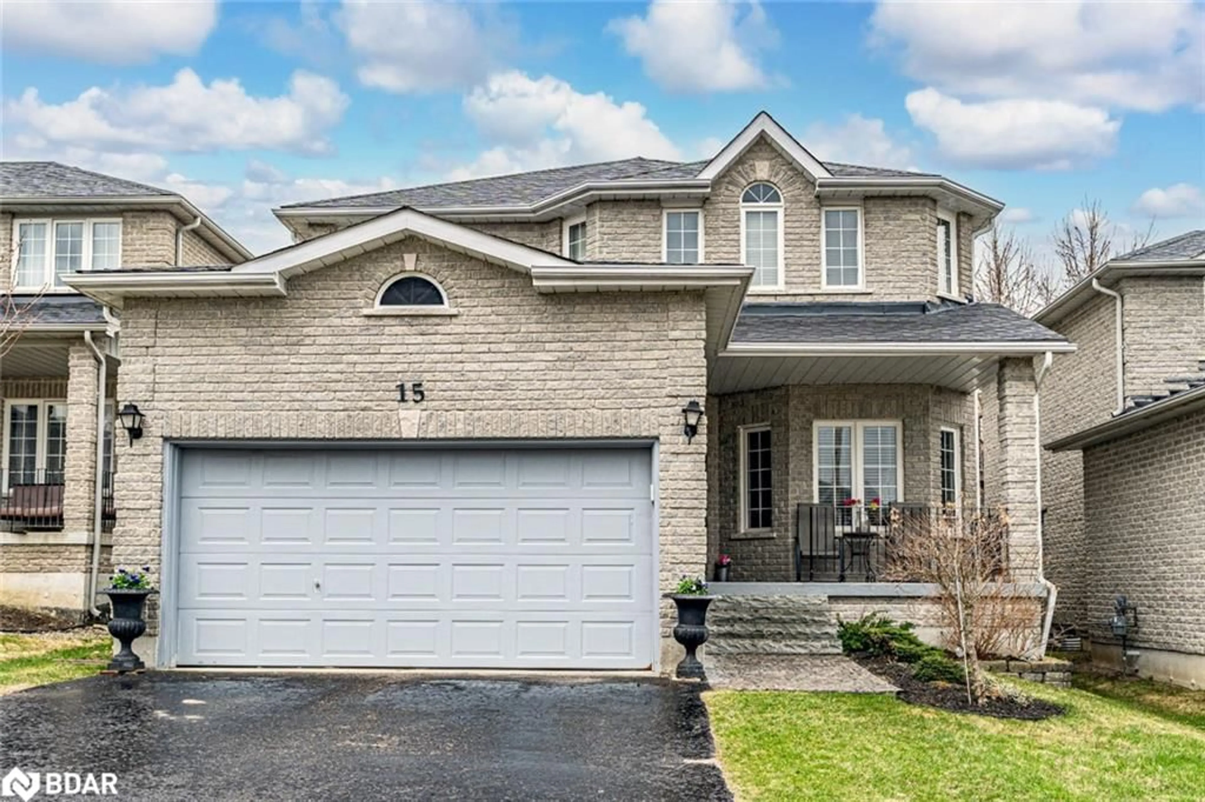 Home with brick exterior material, street for 15 Black Ash Trail, Barrie Ontario L4N 3K2