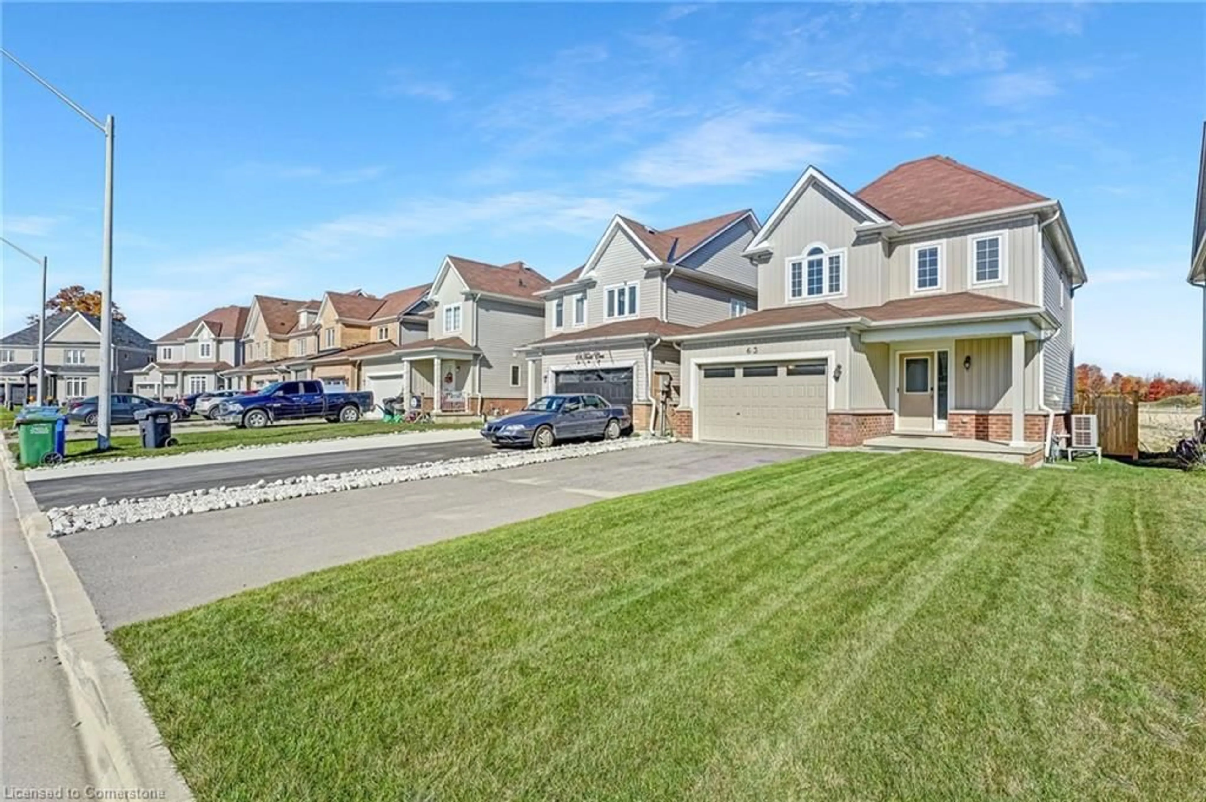 A pic from outside/outdoor area/front of a property/back of a property/a pic from drone, street for 63 Todd Cres, Dundalk Ontario N0C 1B0