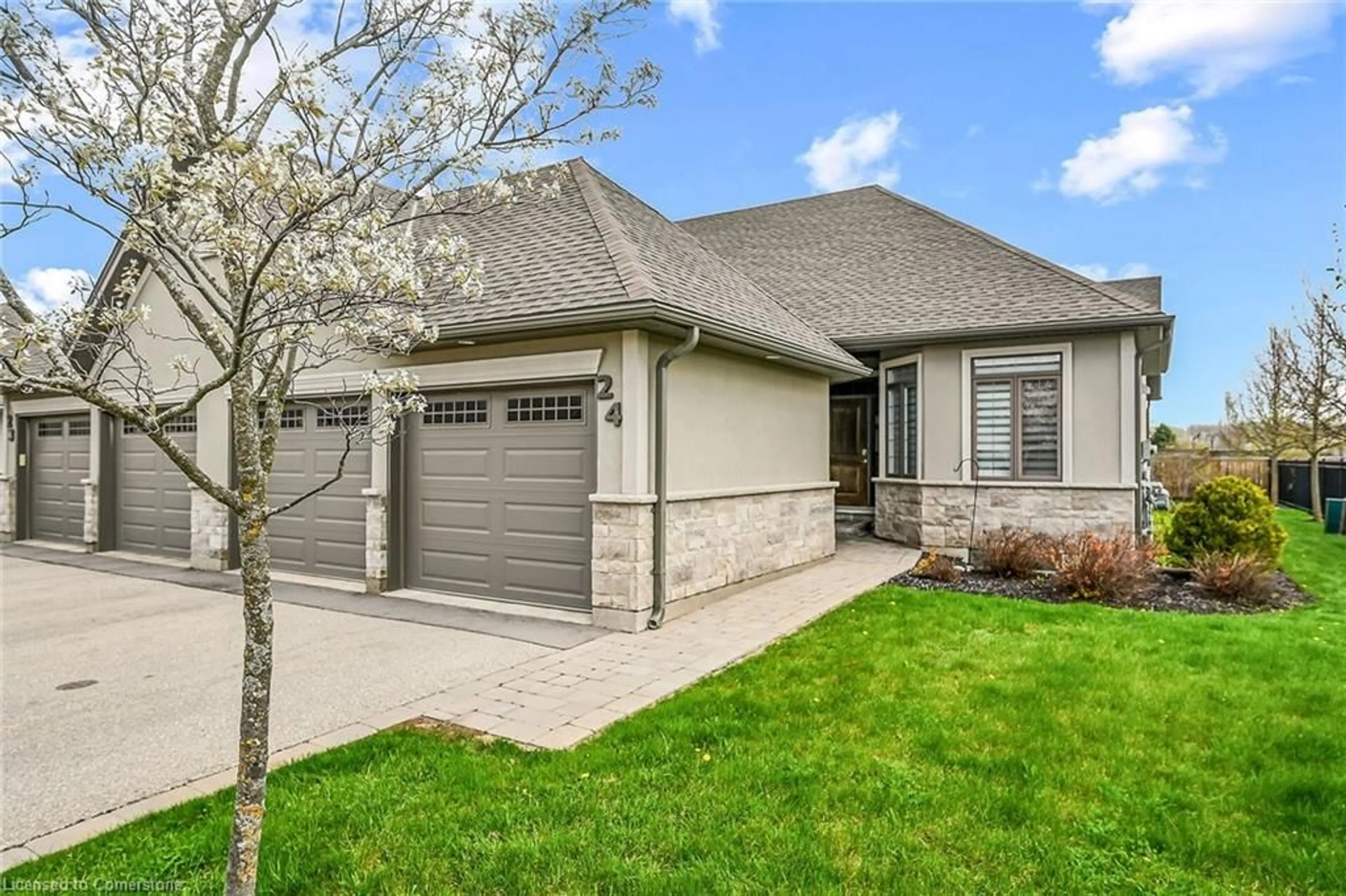 Home with brick exterior material, street for 247 Munnoch Blvd #24, Woodstock Ontario N4T 0K2