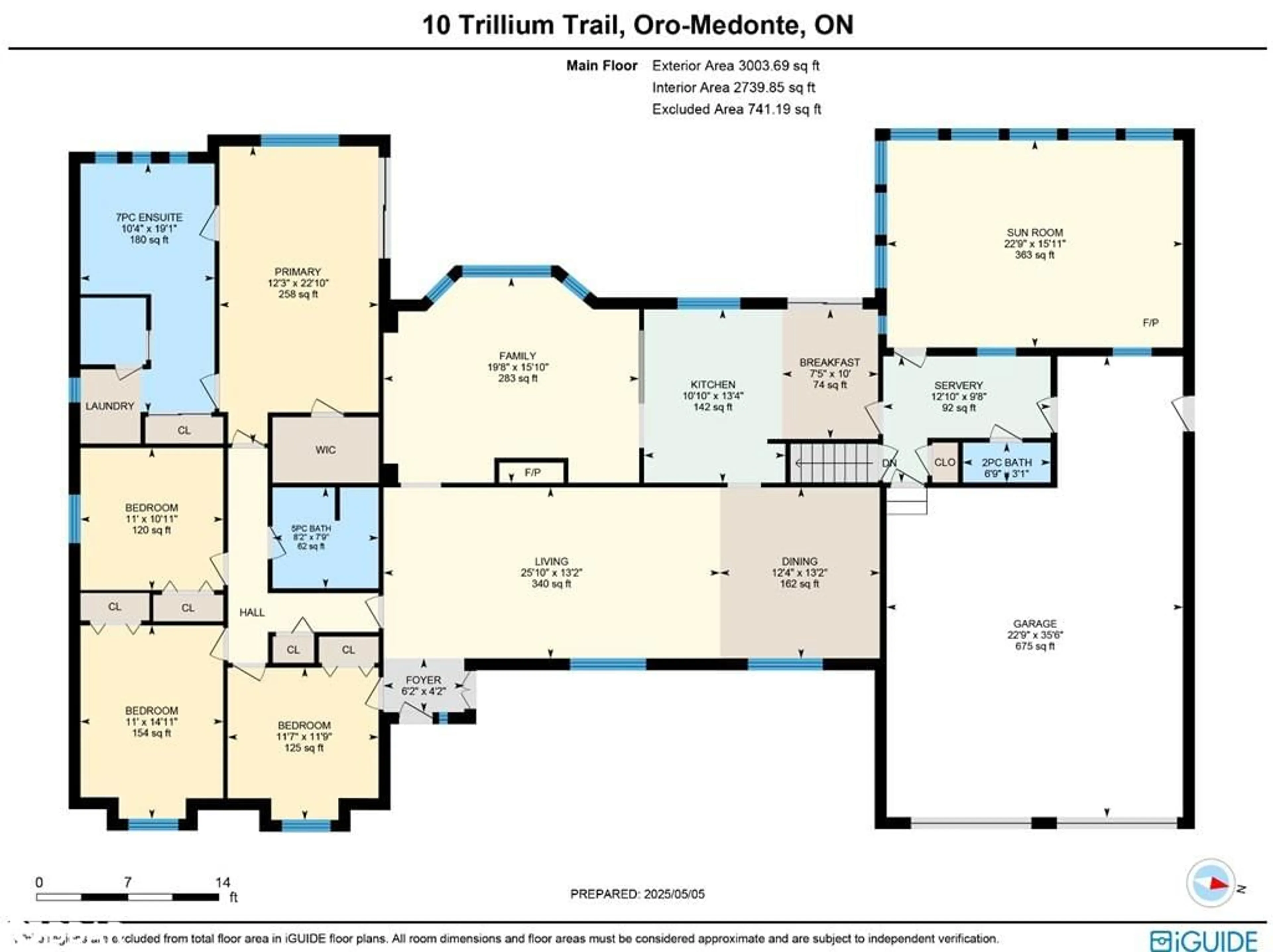 Floor plan for 10 Trillium Trail, Oro-Medonte Ontario L0K 1E0
