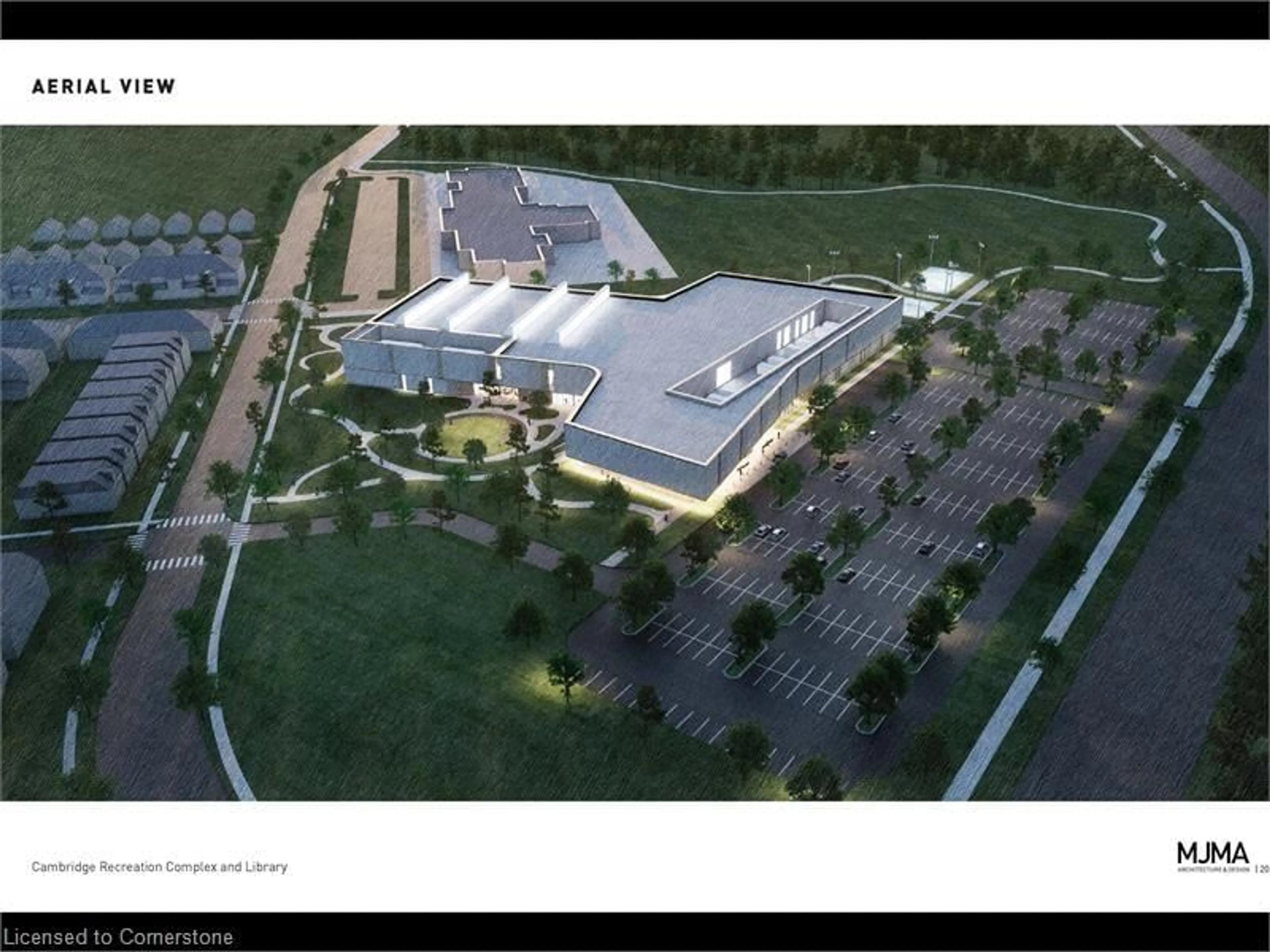 A pic from outside/outdoor area/front of a property/back of a property/a pic from drone, building for LT 4 Wesley Blvd, Cambridge Ontario N1T 0C6