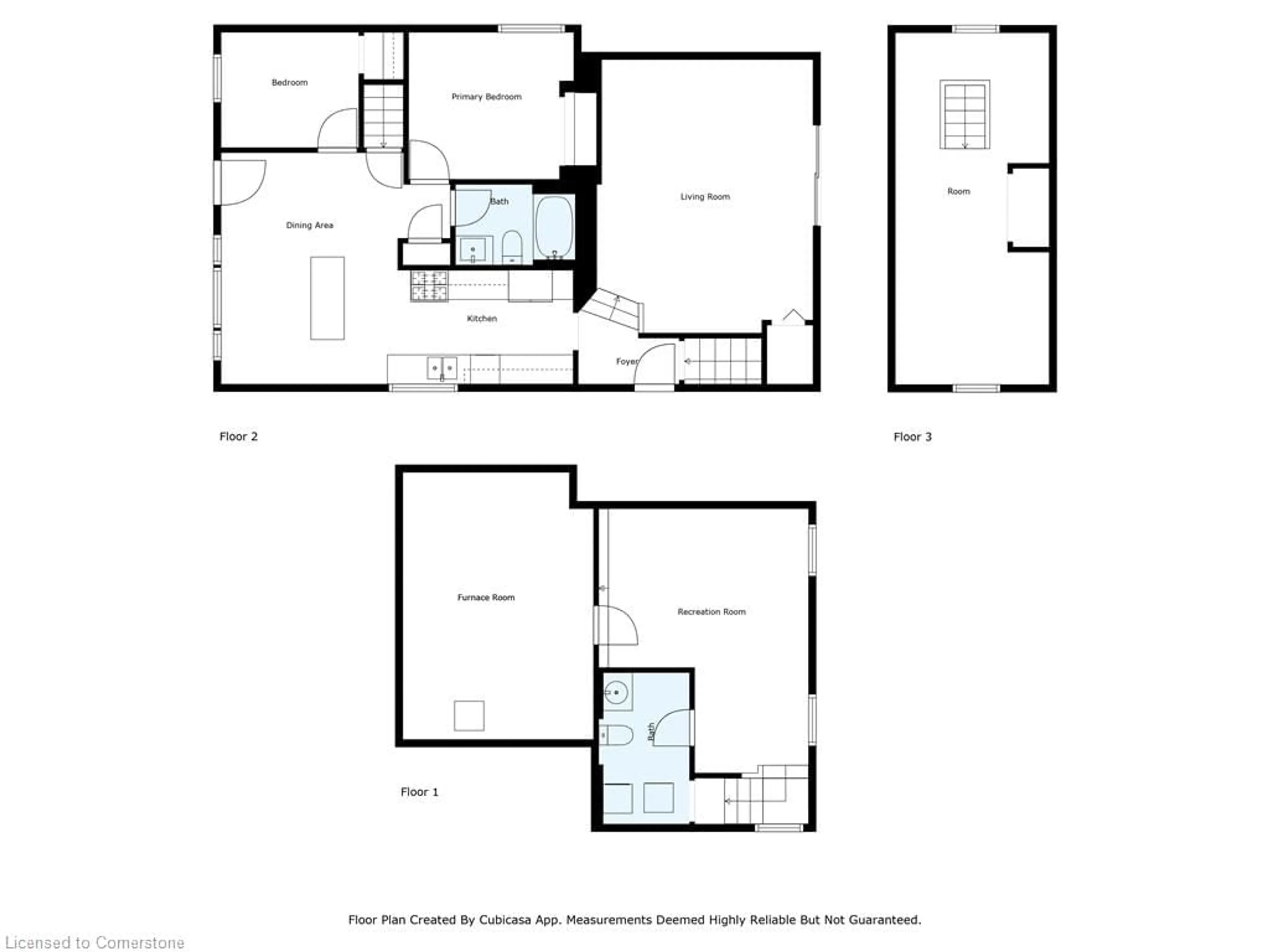 Floor plan for 109 Tolton Ave, Hamilton Ontario L8H 5N7