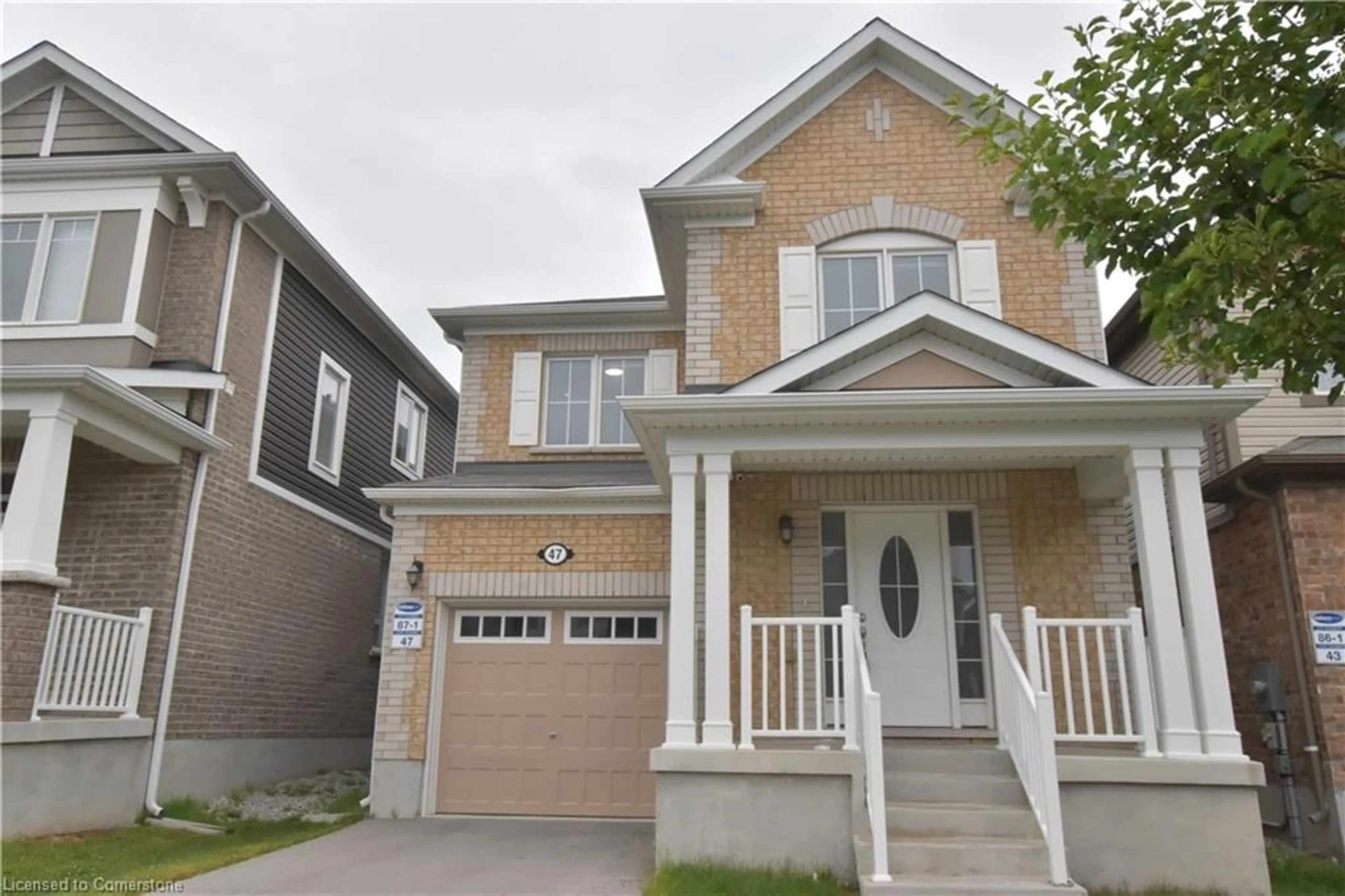 Home with brick exterior material, street for 47 Pickett Pl, Cambridge Ontario N3E 0B4