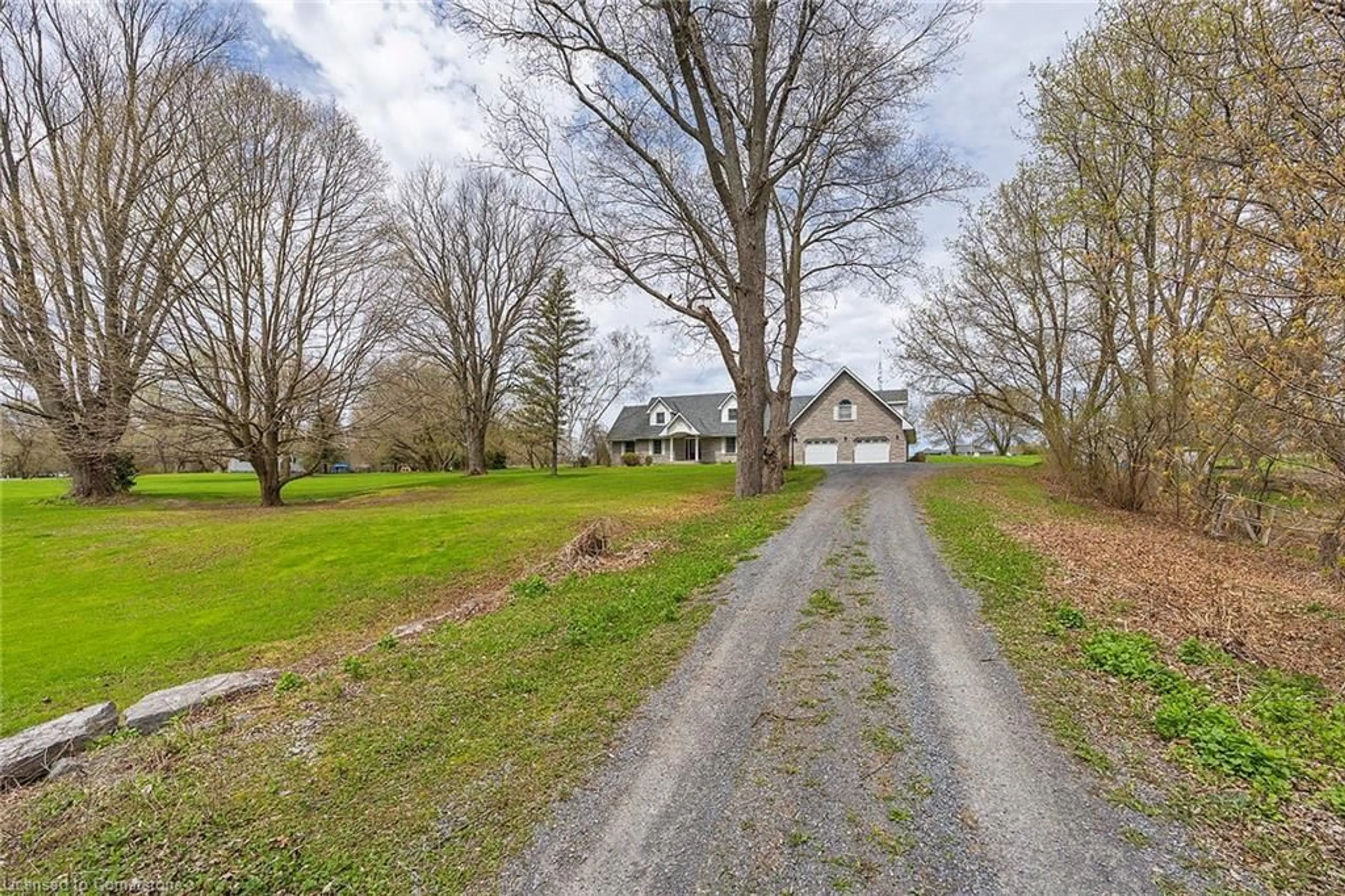 A pic from outside/outdoor area/front of a property/back of a property/a pic from drone, street for 7349 County Rd 2, Napanee Ontario K7R 3K6