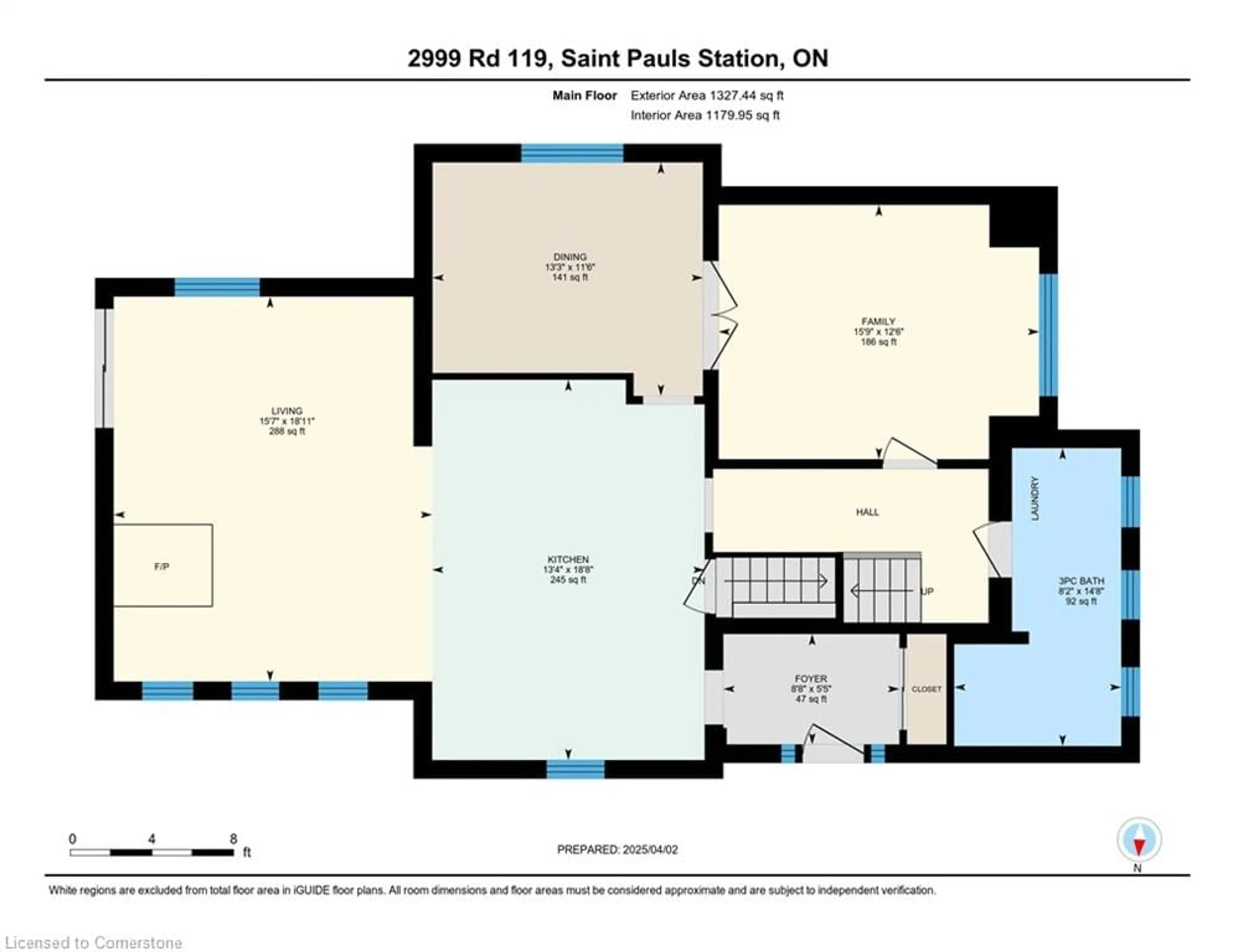 Floor plan for 2999 Road 119, R. R. #7, St. Marys Ontario N4X 1C9