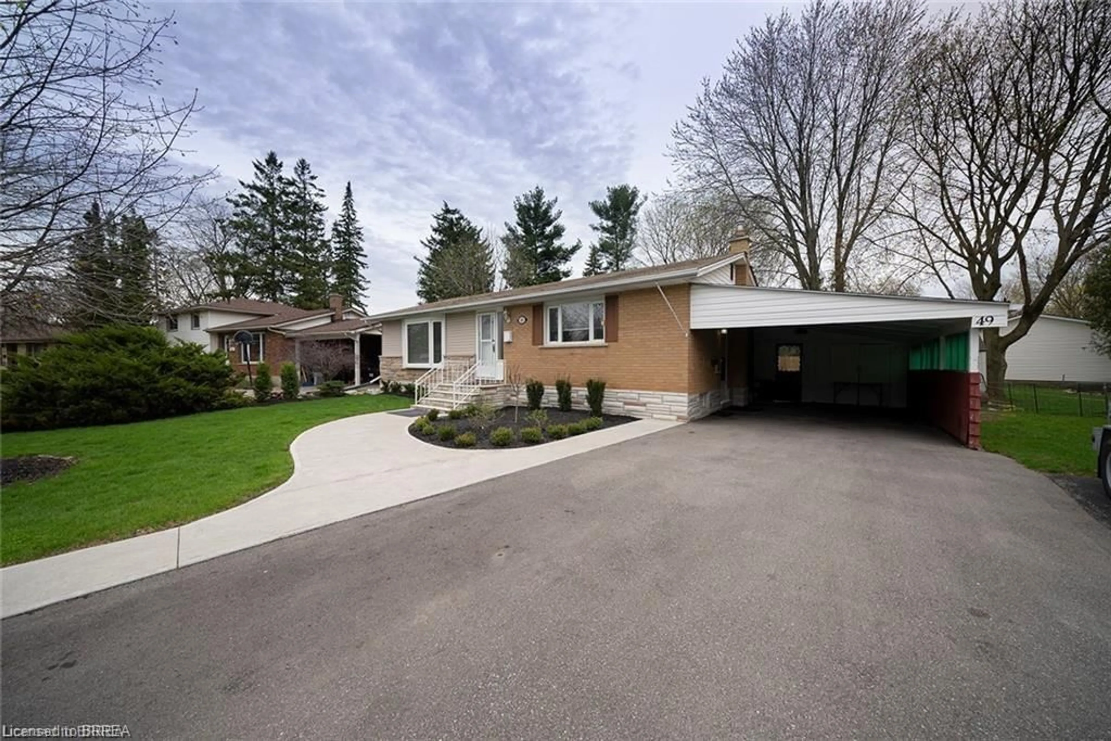 Home with brick exterior material, street for 49 Forsythe Ave, Brantford Ontario N3R 3L6