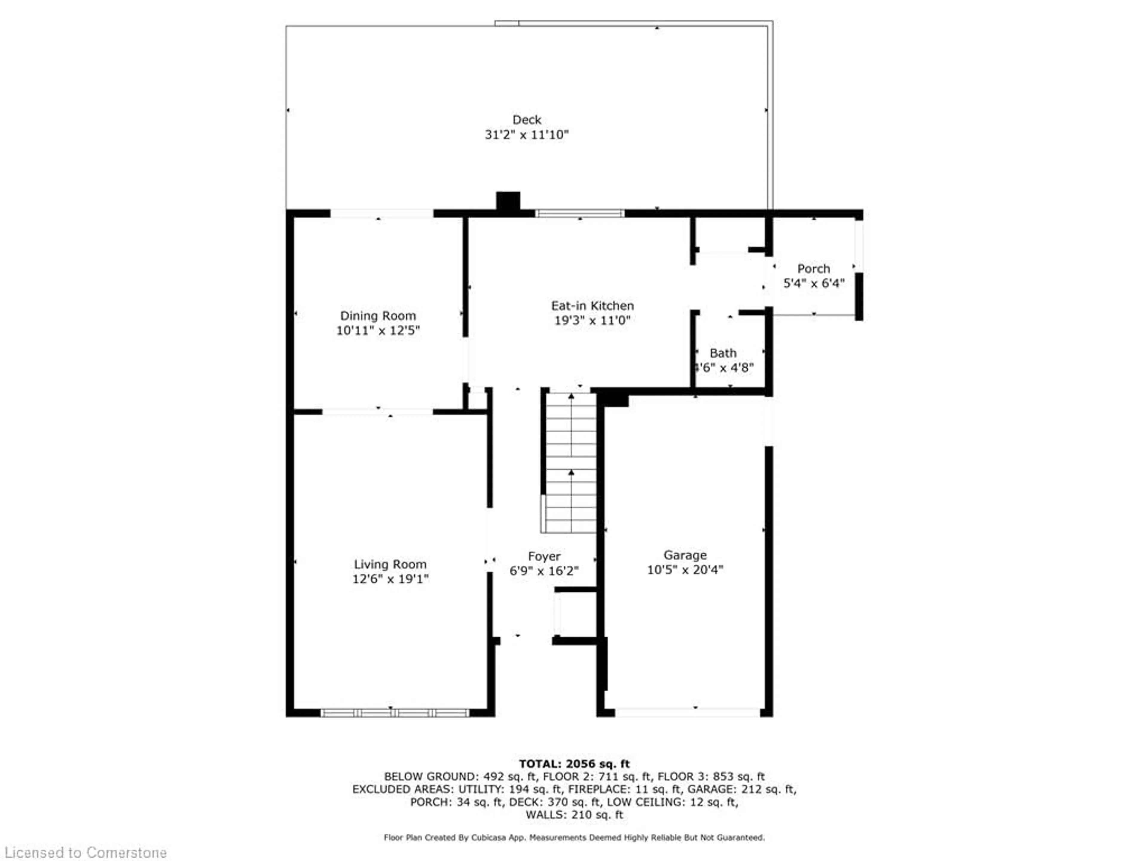 Floor plan for 33 Mcgarry Dr, Kitchener Ontario N2N 1A3