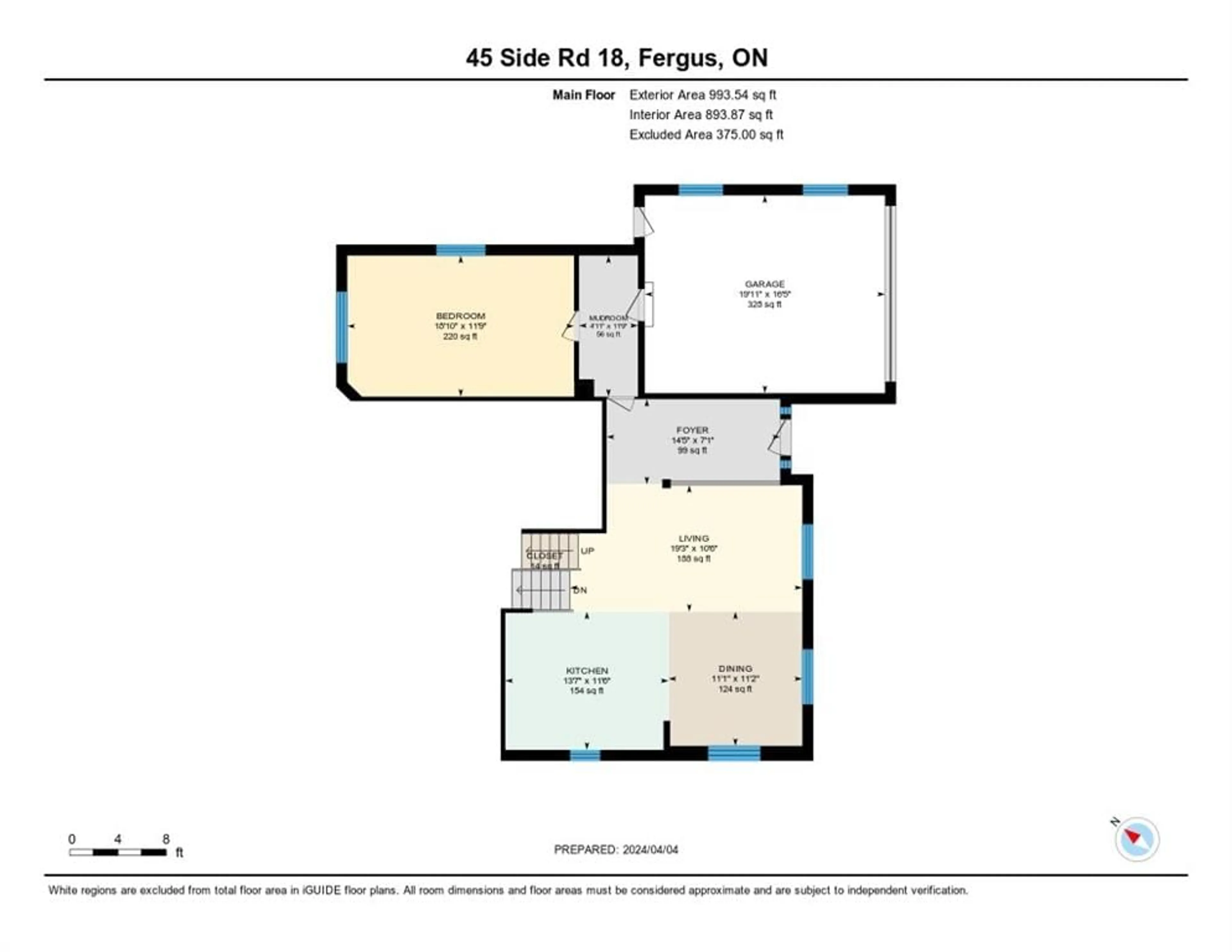 Floor plan for 45 Sideroad 18 Rd, Centre Wellington Ontario N1M 2W3