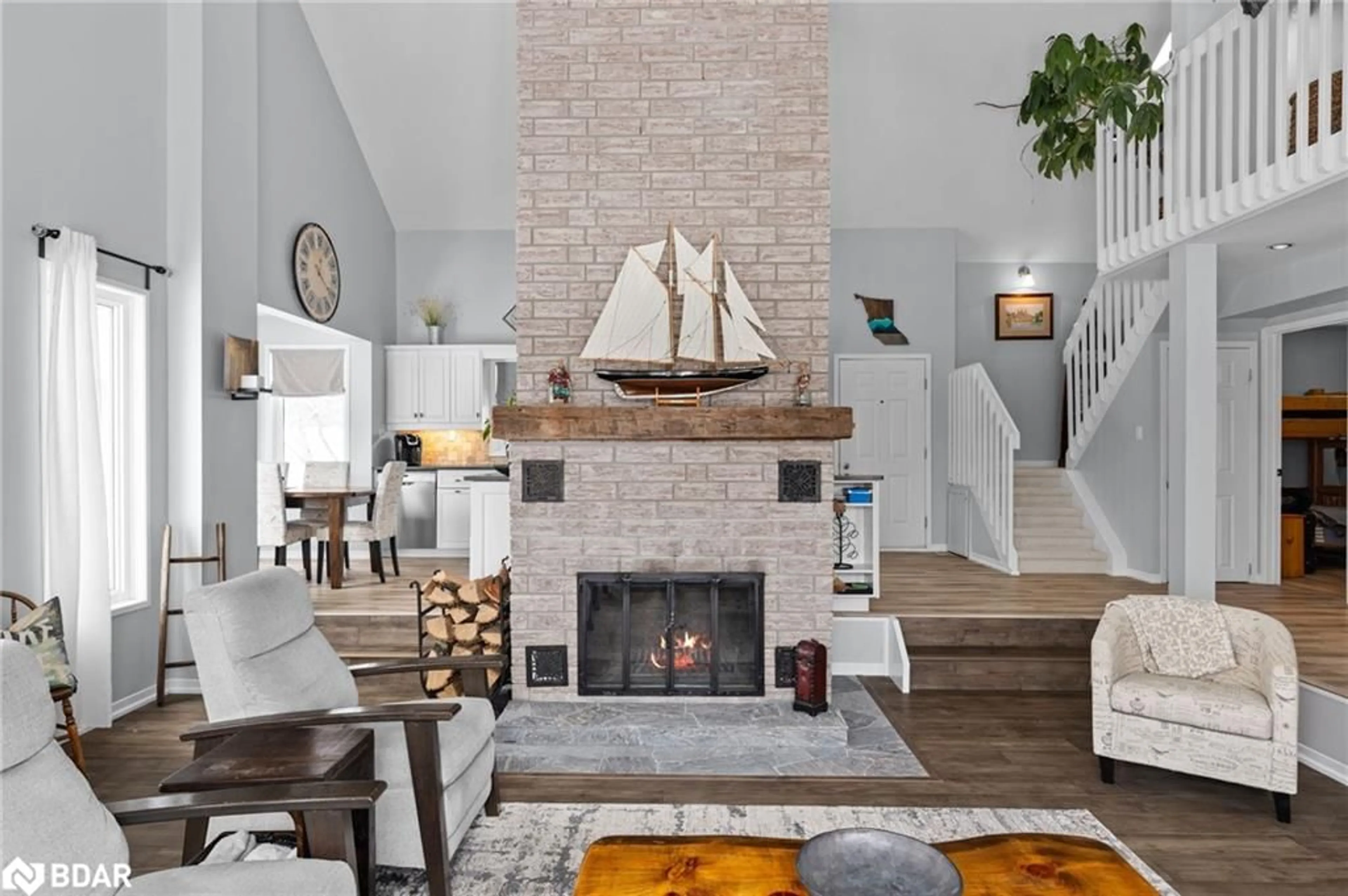 Living room with furniture, unknown for 2043 Beman Point Lane, Coldwater Ontario L0K 1E0