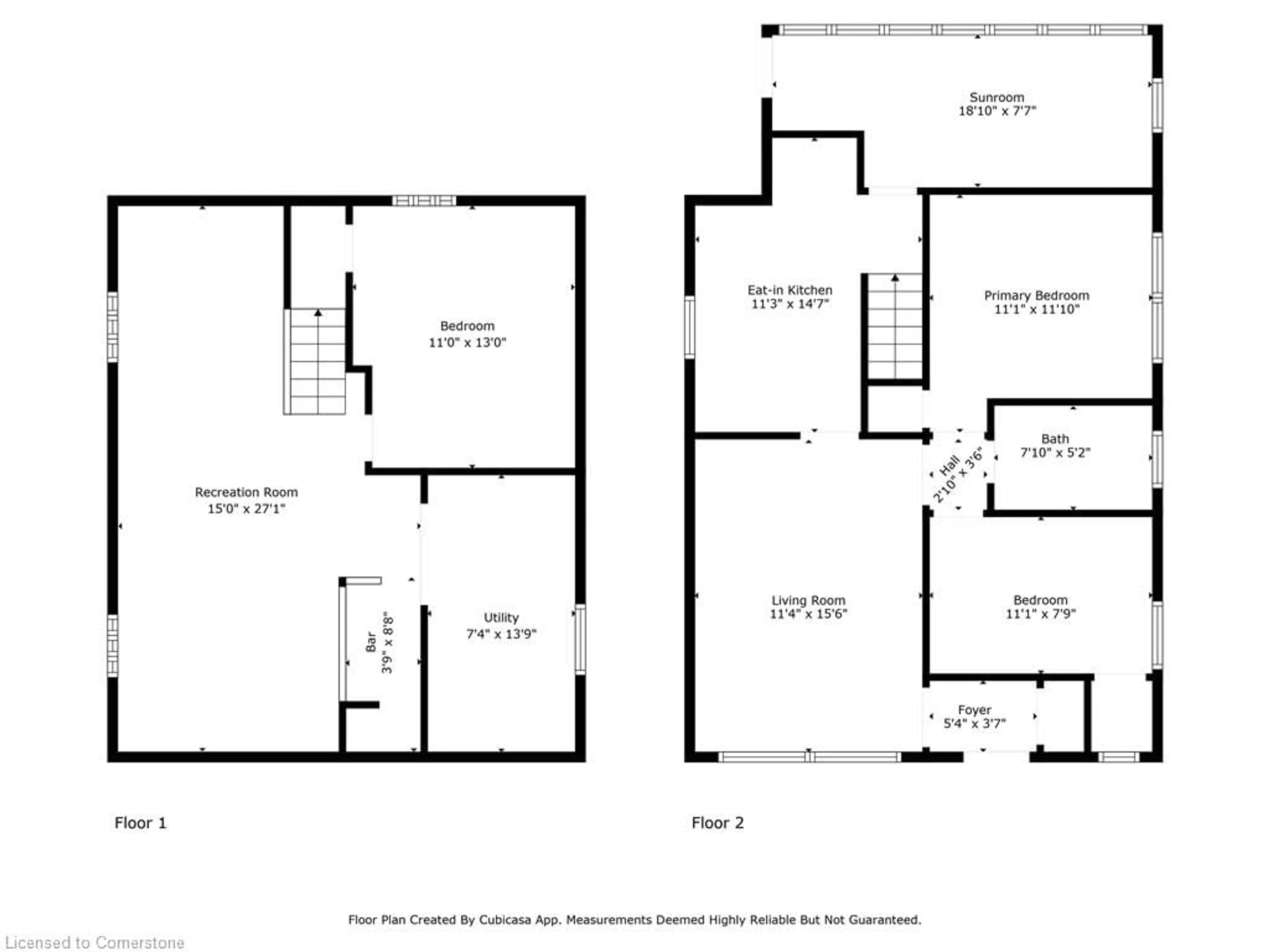 Floor plan for 171 Cochrane Rd, Hamilton Ontario L8K 3G5