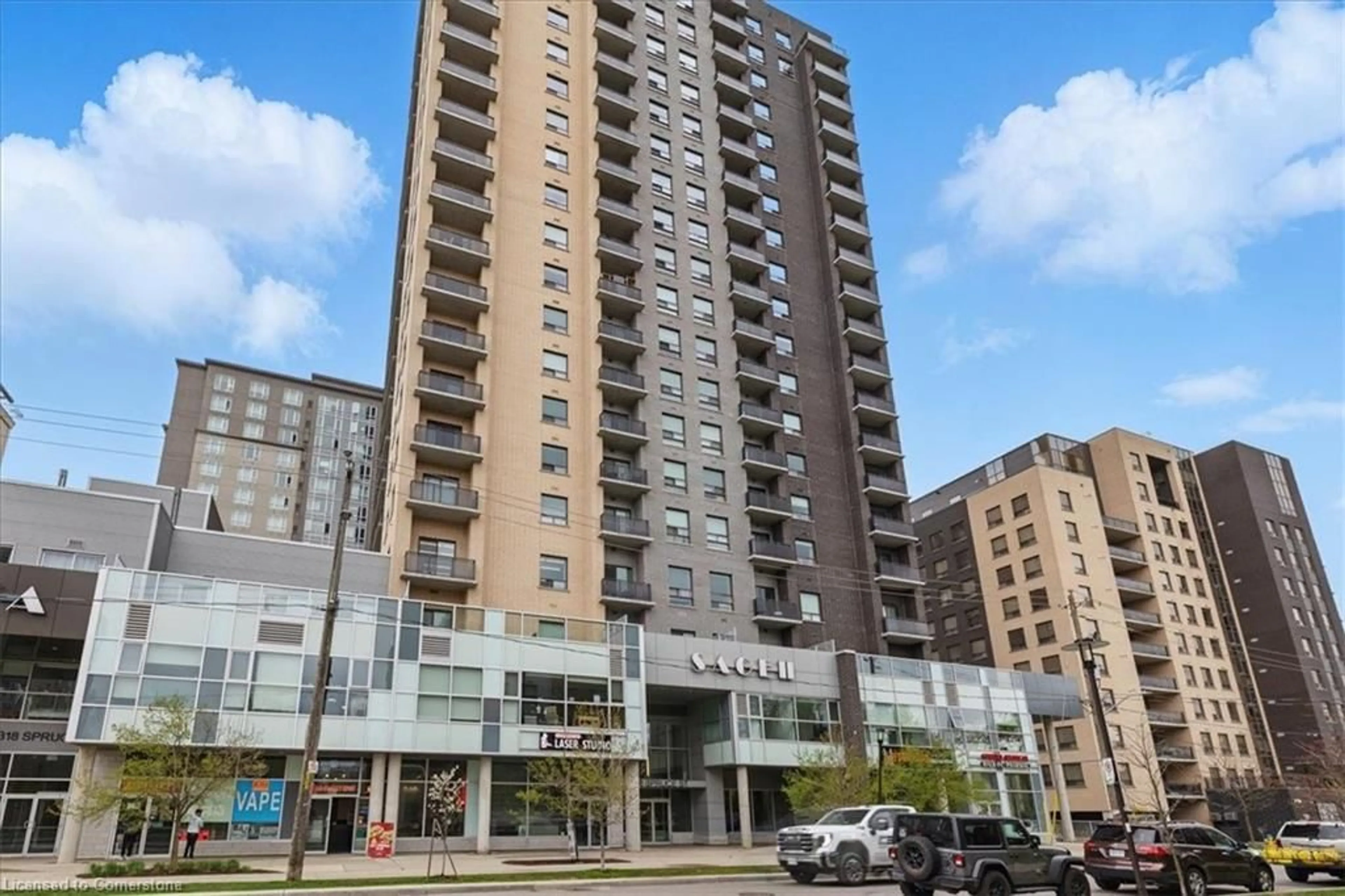 Patio, unknown for 318 Spruce St #805, Waterloo Ontario N2L 3M7