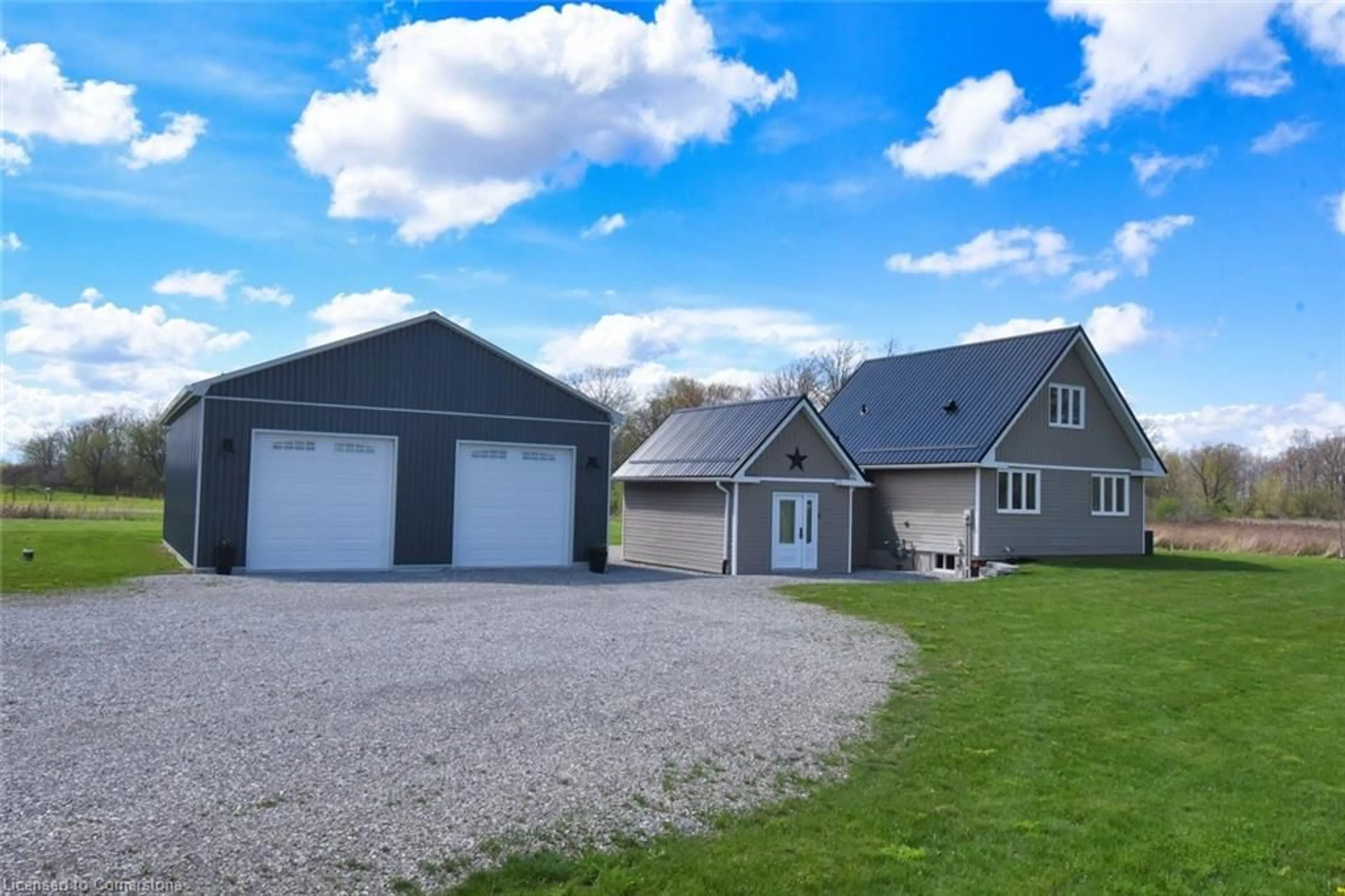 A pic from outside/outdoor area/front of a property/back of a property/a pic from drone, unknown for 861 Highway 56 Hwy, York Ontario N0A 1R0
