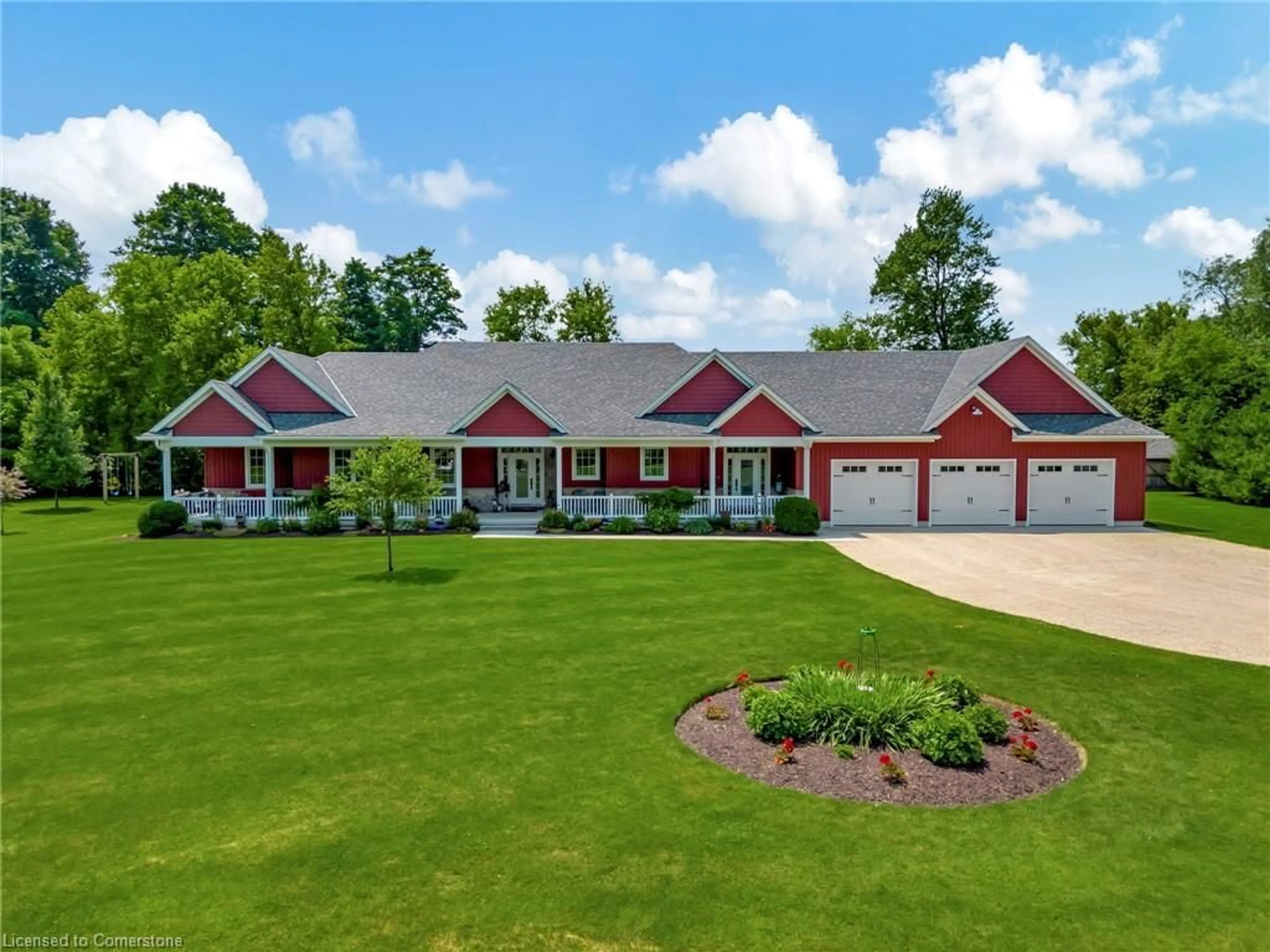 A pic from outside/outdoor area/front of a property/back of a property/a pic from drone, street for 3034 Station Rd, Fordwich Ontario N0G 1V0