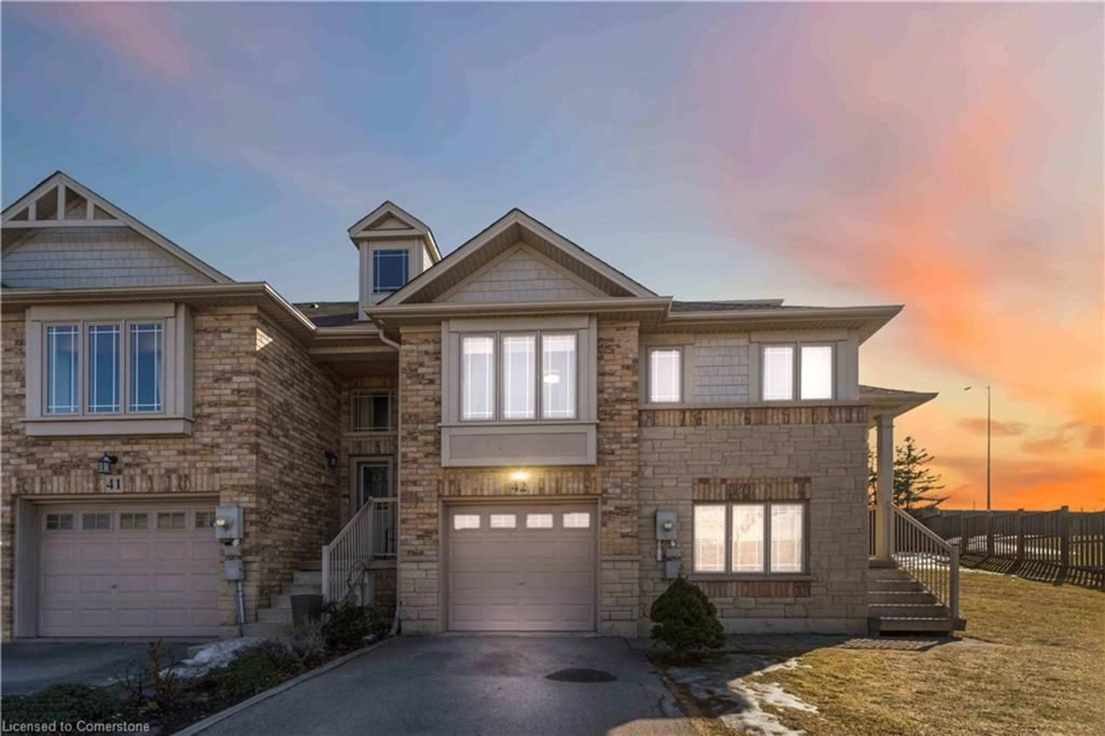 Home with brick exterior material, street for 242 Upper Mount Albion Rd #42, Hamilton Ontario L8J 0B1