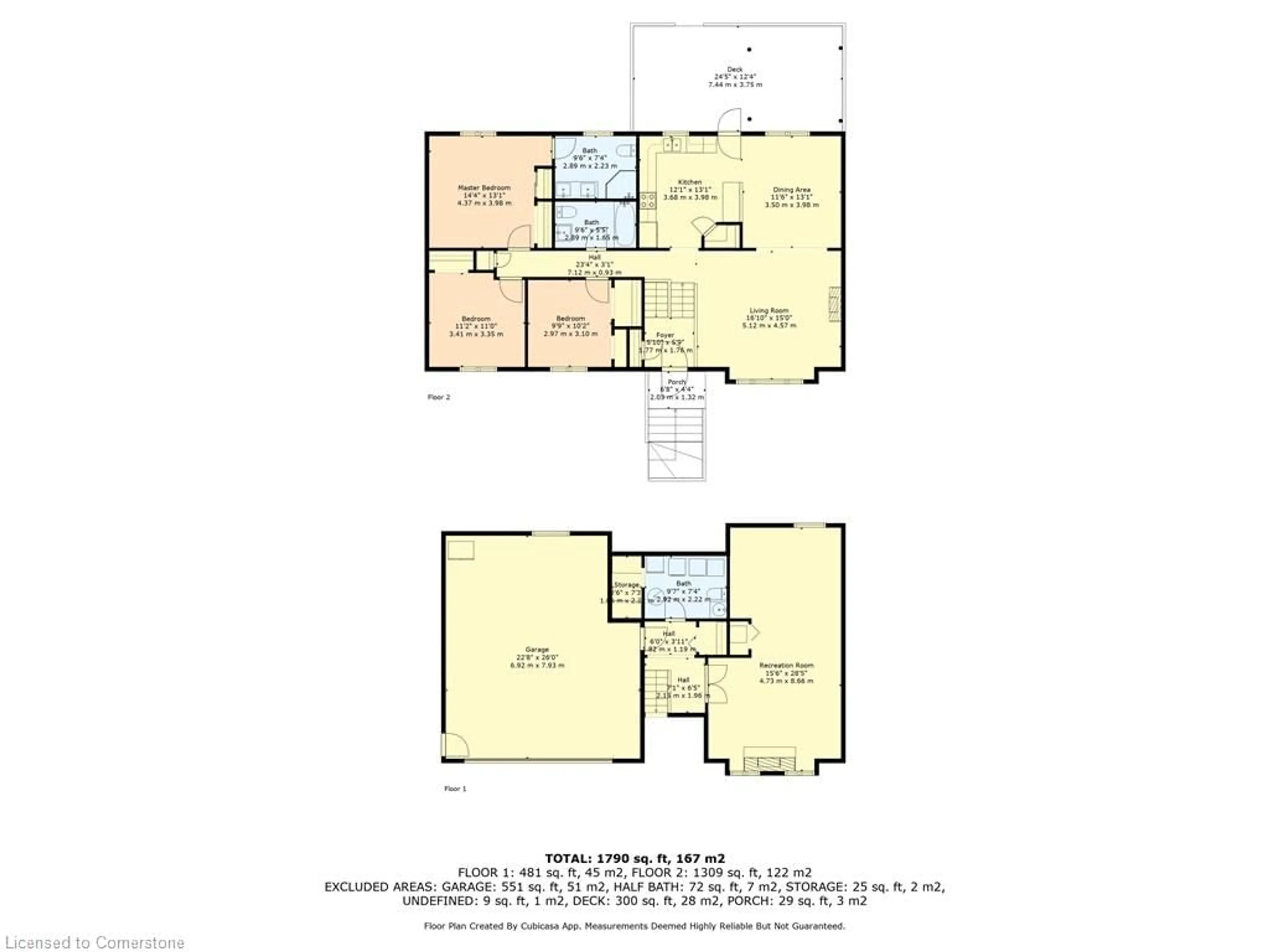 Floor plan for 174 Charles St, Wingham Ontario N0G 2W0