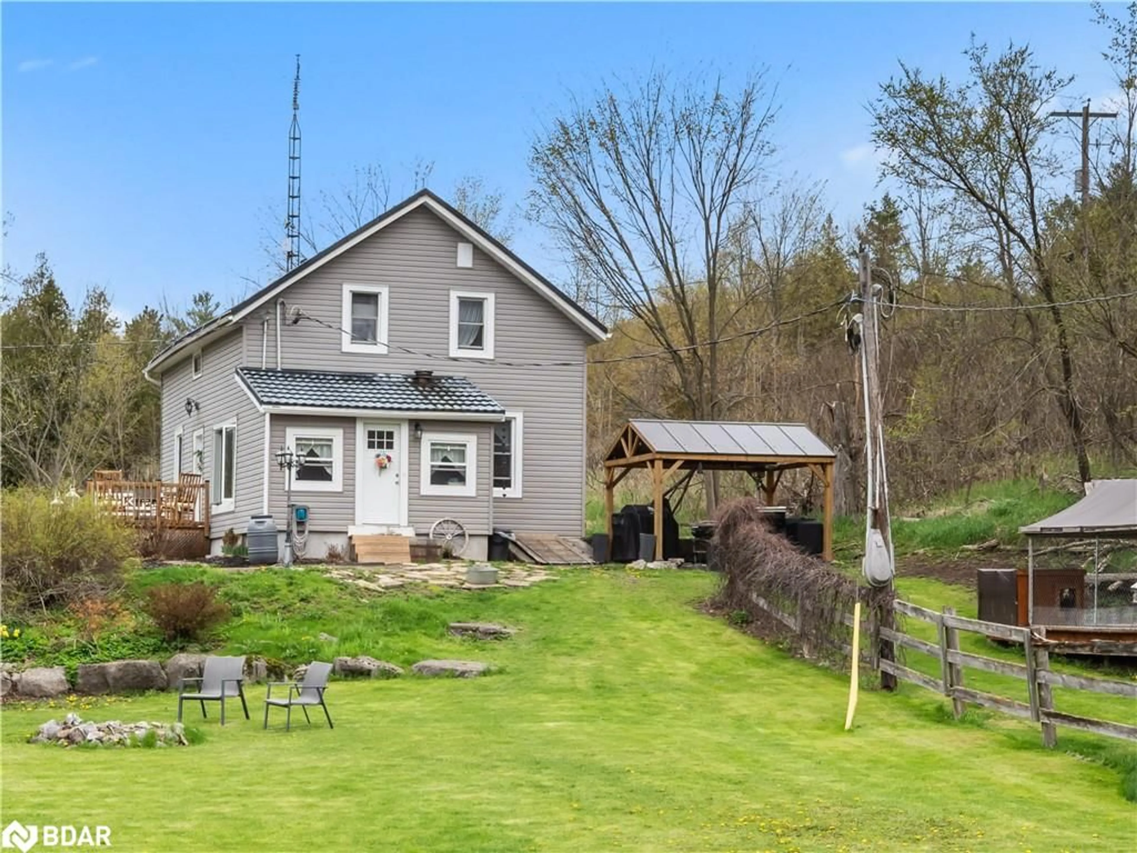 A pic from outside/outdoor area/front of a property/back of a property/a pic from drone, unknown for 373 Deshane Rd, Marlbank Ontario K0K 2L0