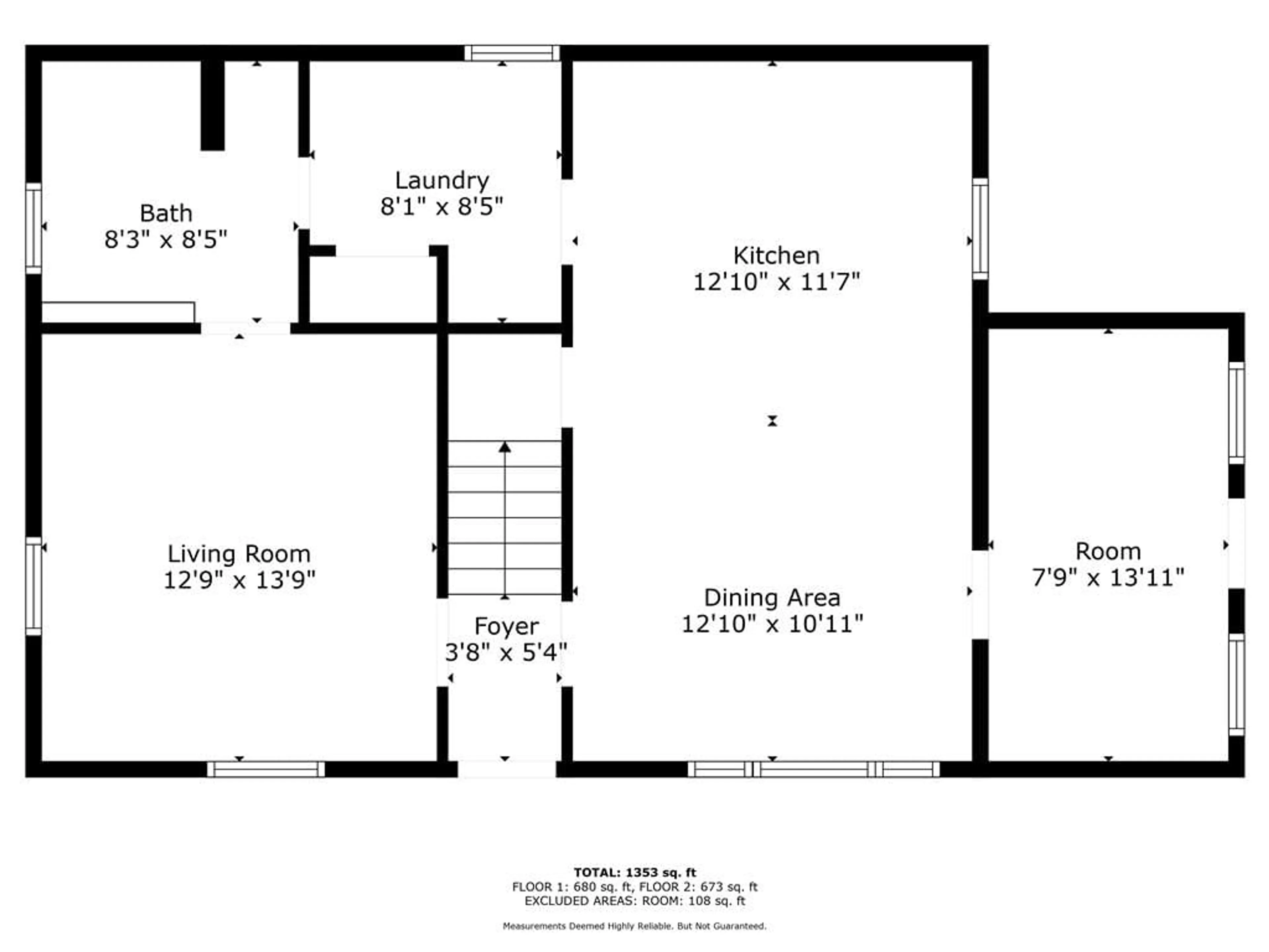 Floor plan for 373 Deshane Rd, Marlbank Ontario K0K 2L0