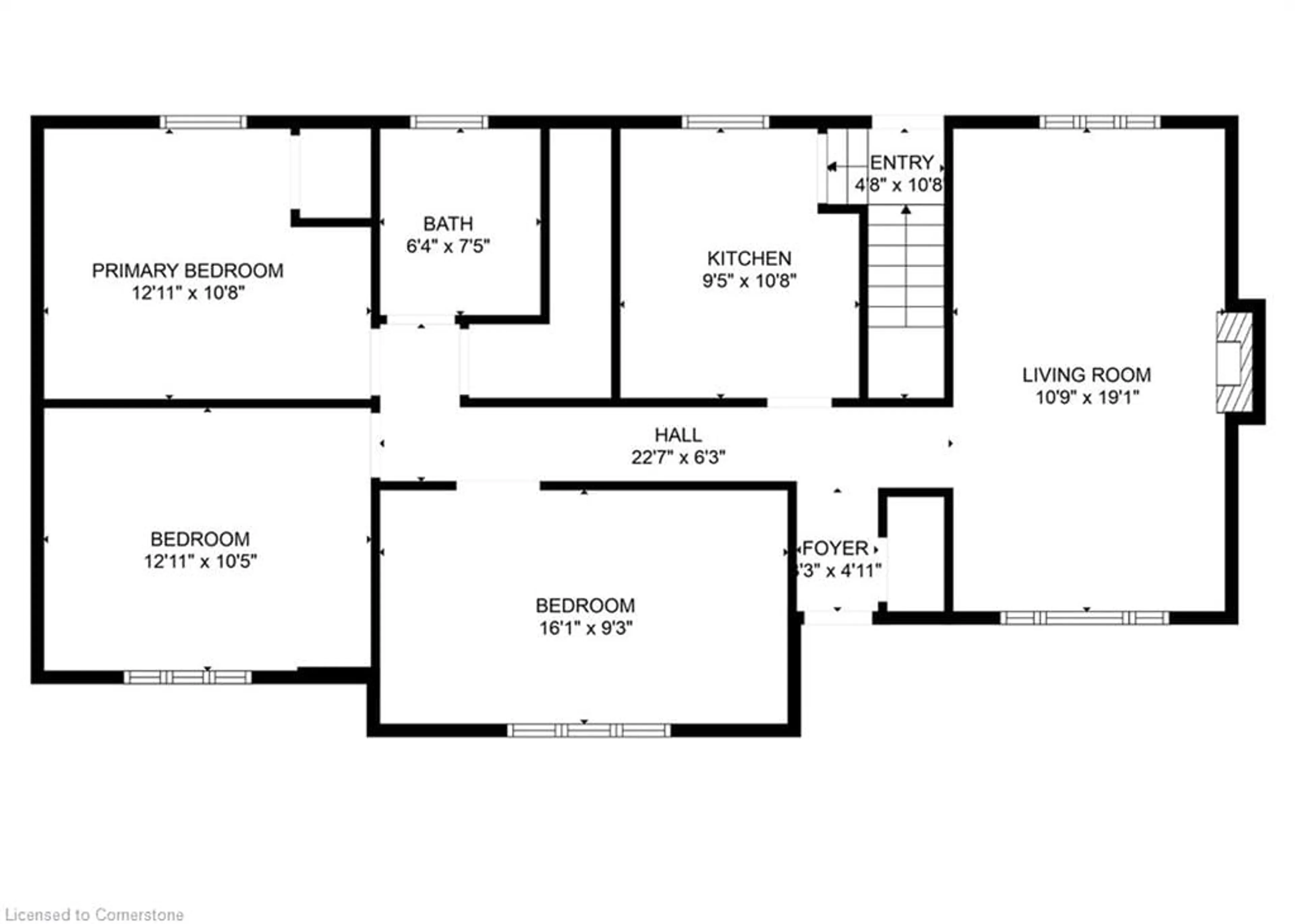 Floor plan for 82 Gilbert Ave, Ancaster Ontario L9G 1R4