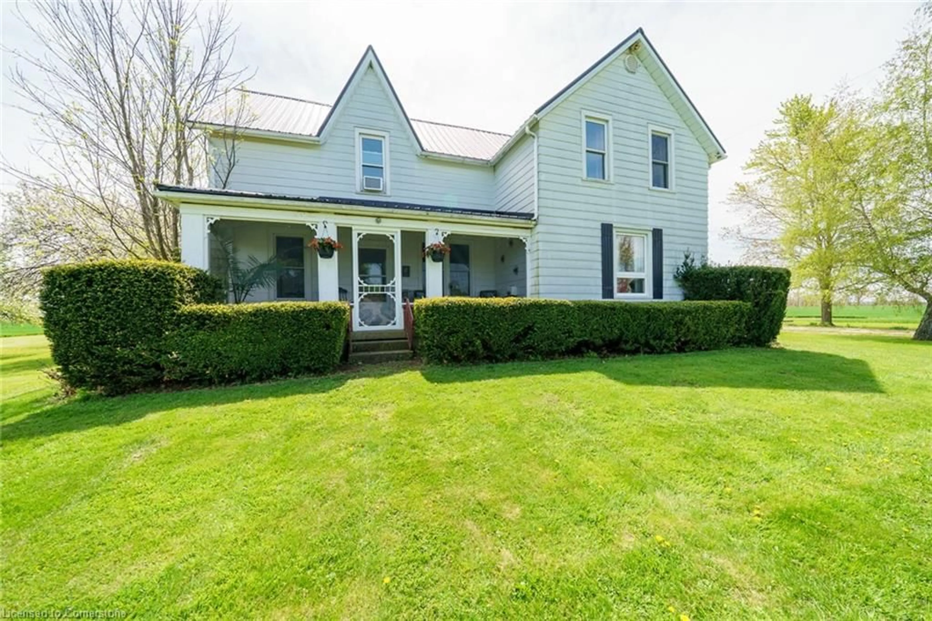 A pic from outside/outdoor area/front of a property/back of a property/a pic from drone, street for 5780 Highway 3, Cayuga Ontario N0A 1E0