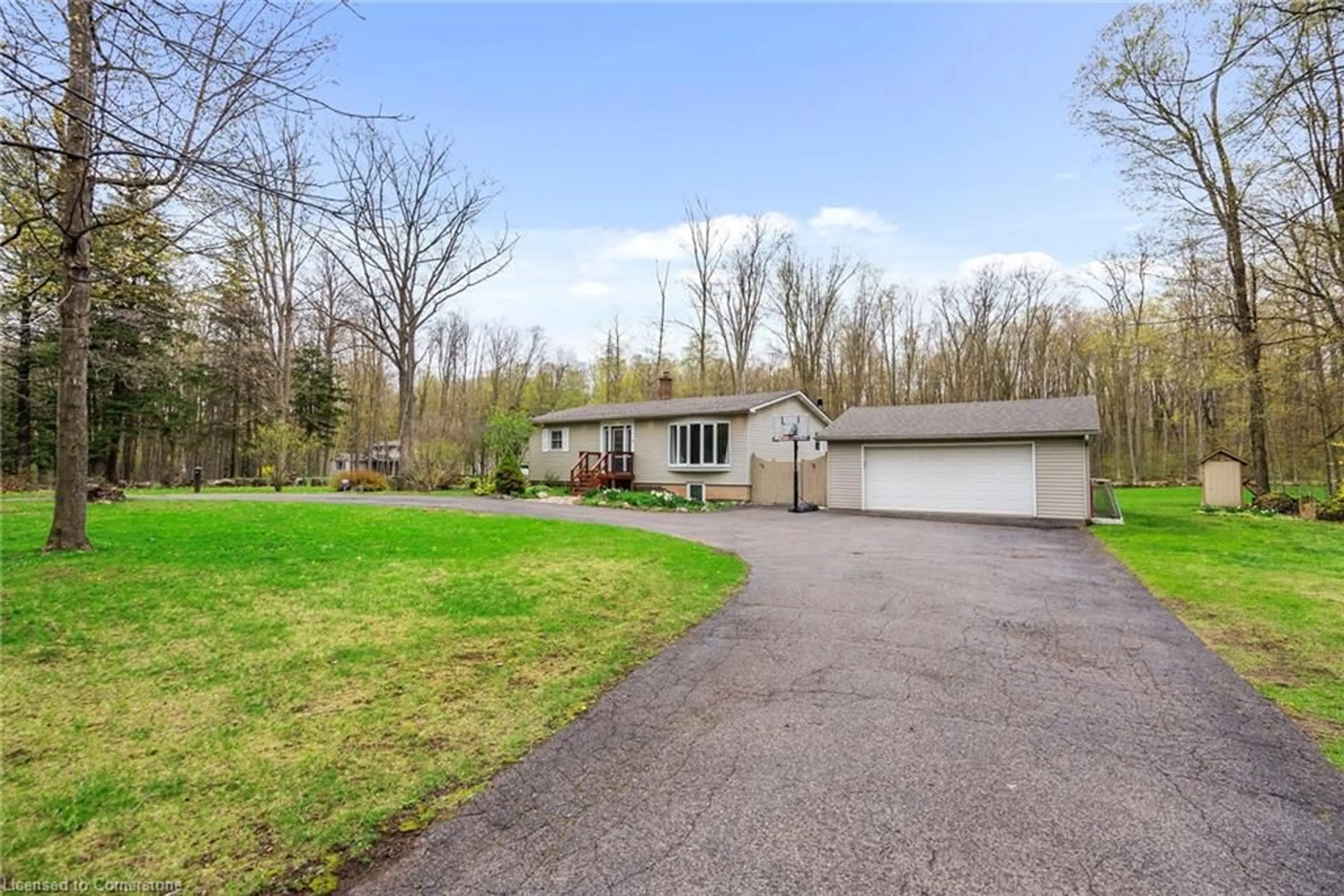 A pic from outside/outdoor area/front of a property/back of a property/a pic from drone, street for 3124 Limestone Rd, Milton Ontario L0P 1B0