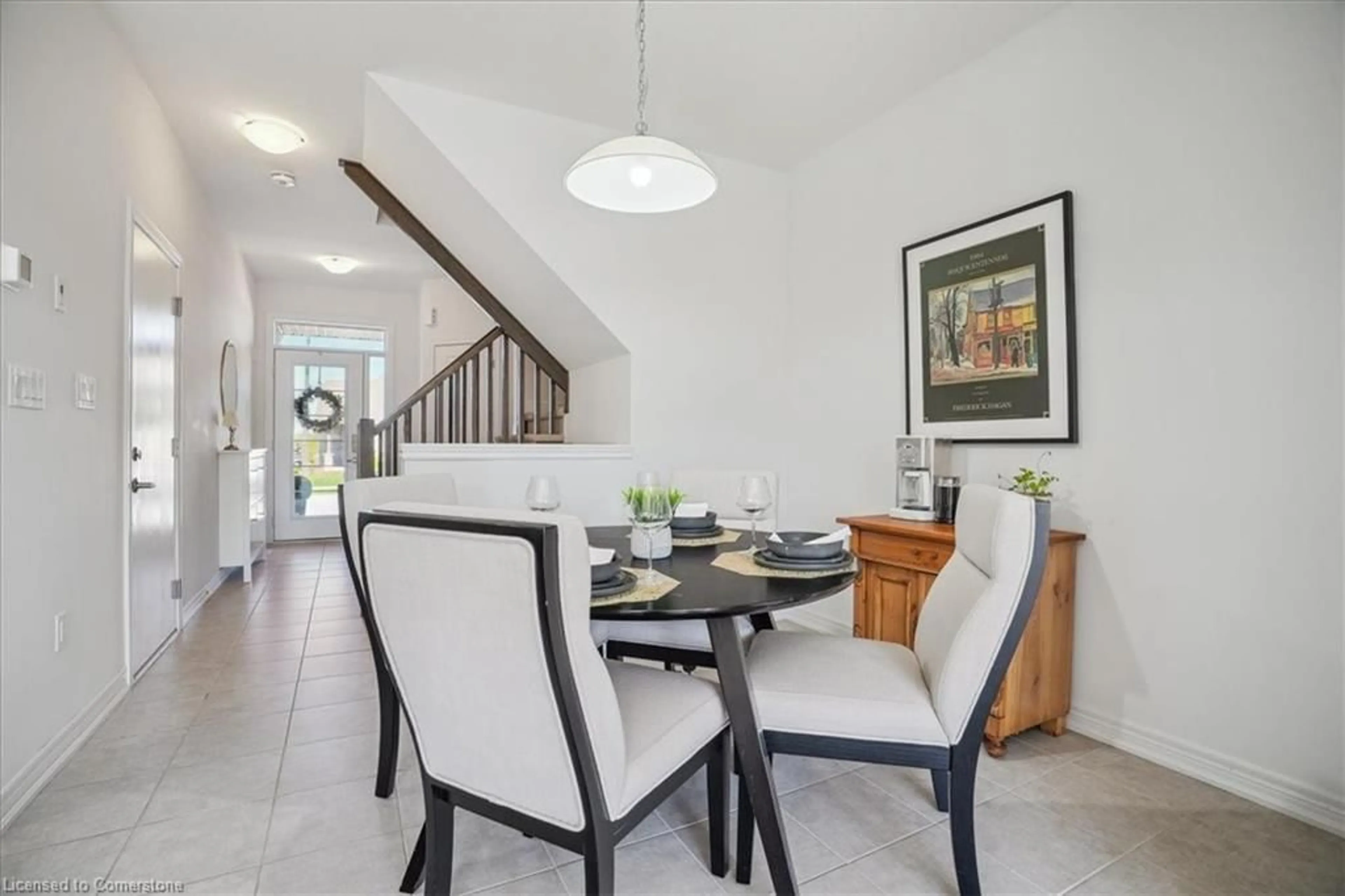 Dining room, ceramic/tile floor for 101 Tom Brown Dr, Paris Ontario N3L 0H4