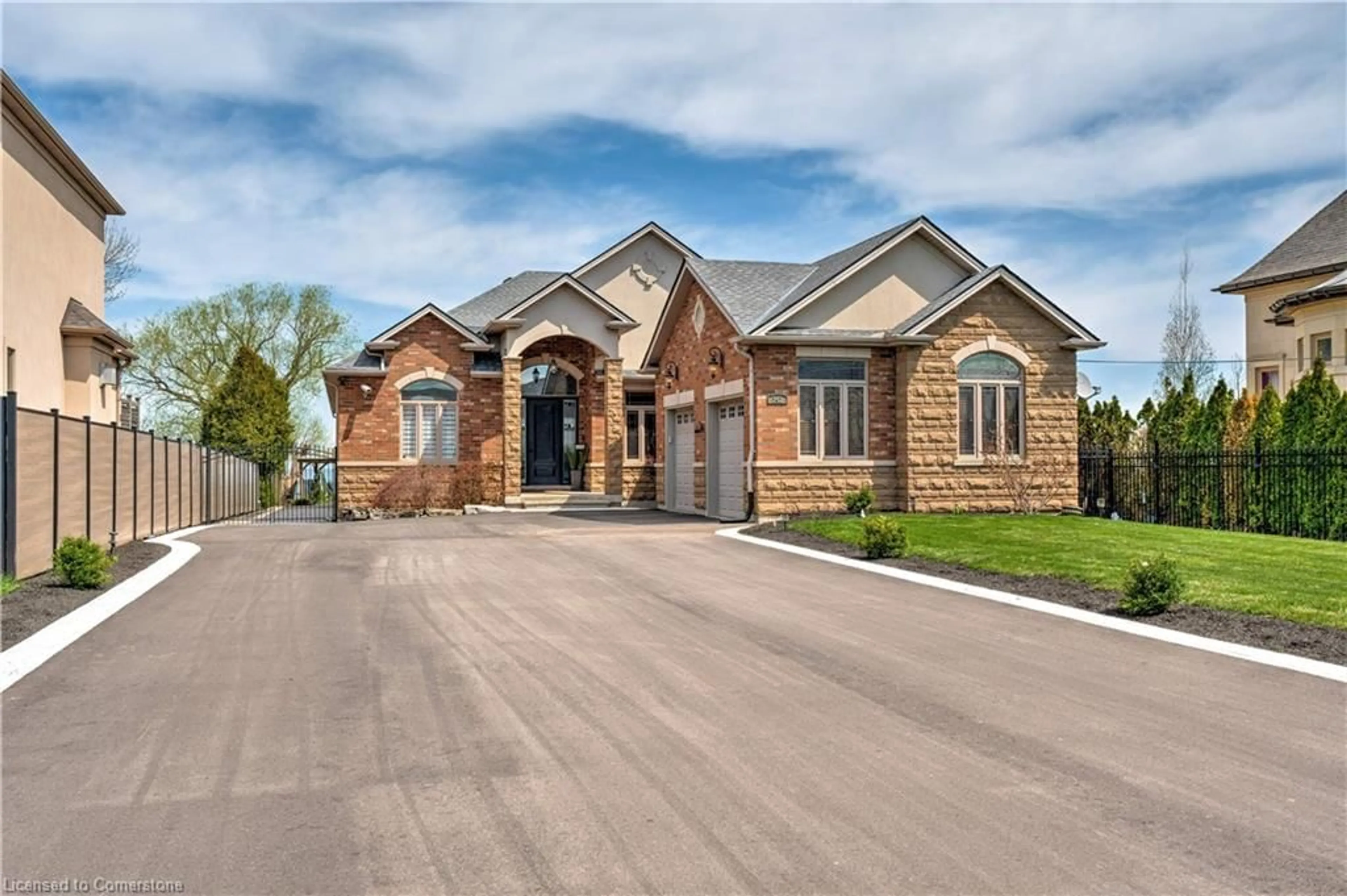 Home with brick exterior material, street for 142 Watercrest Dr, Stoney Creek Ontario L8E 5C7