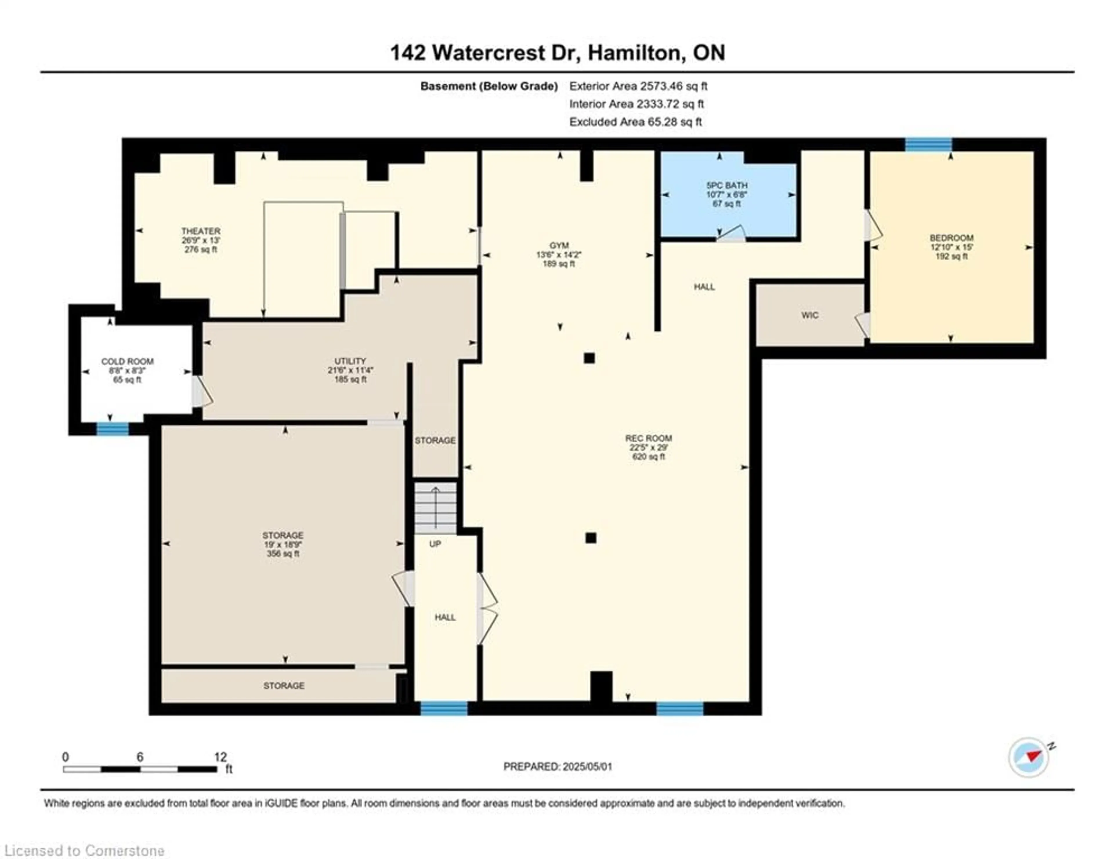 Floor plan for 142 Watercrest Dr, Stoney Creek Ontario L8E 5C7