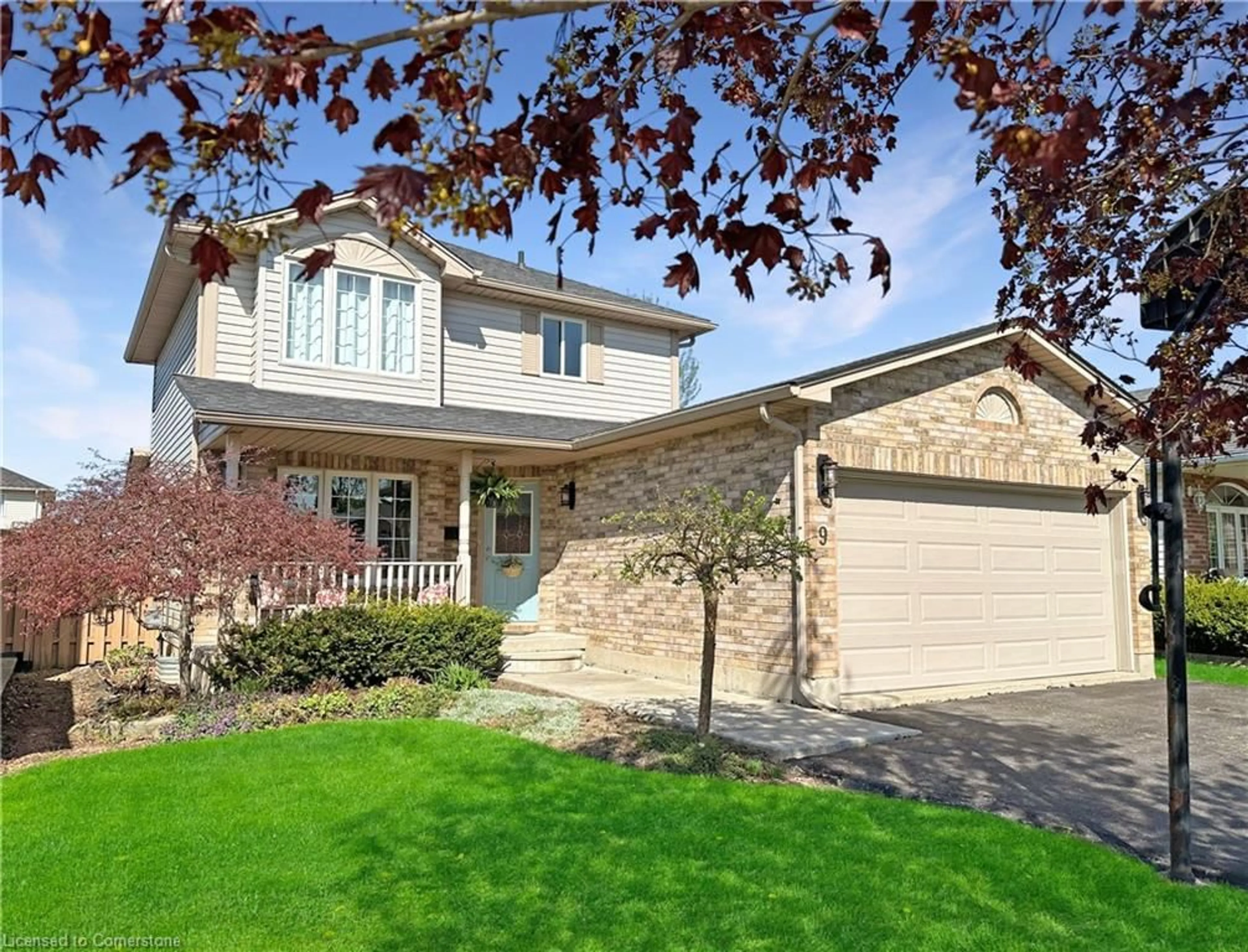 Home with brick exterior material, street for 9 Lindsay Dr, Caledonia Ontario N3W 2M2