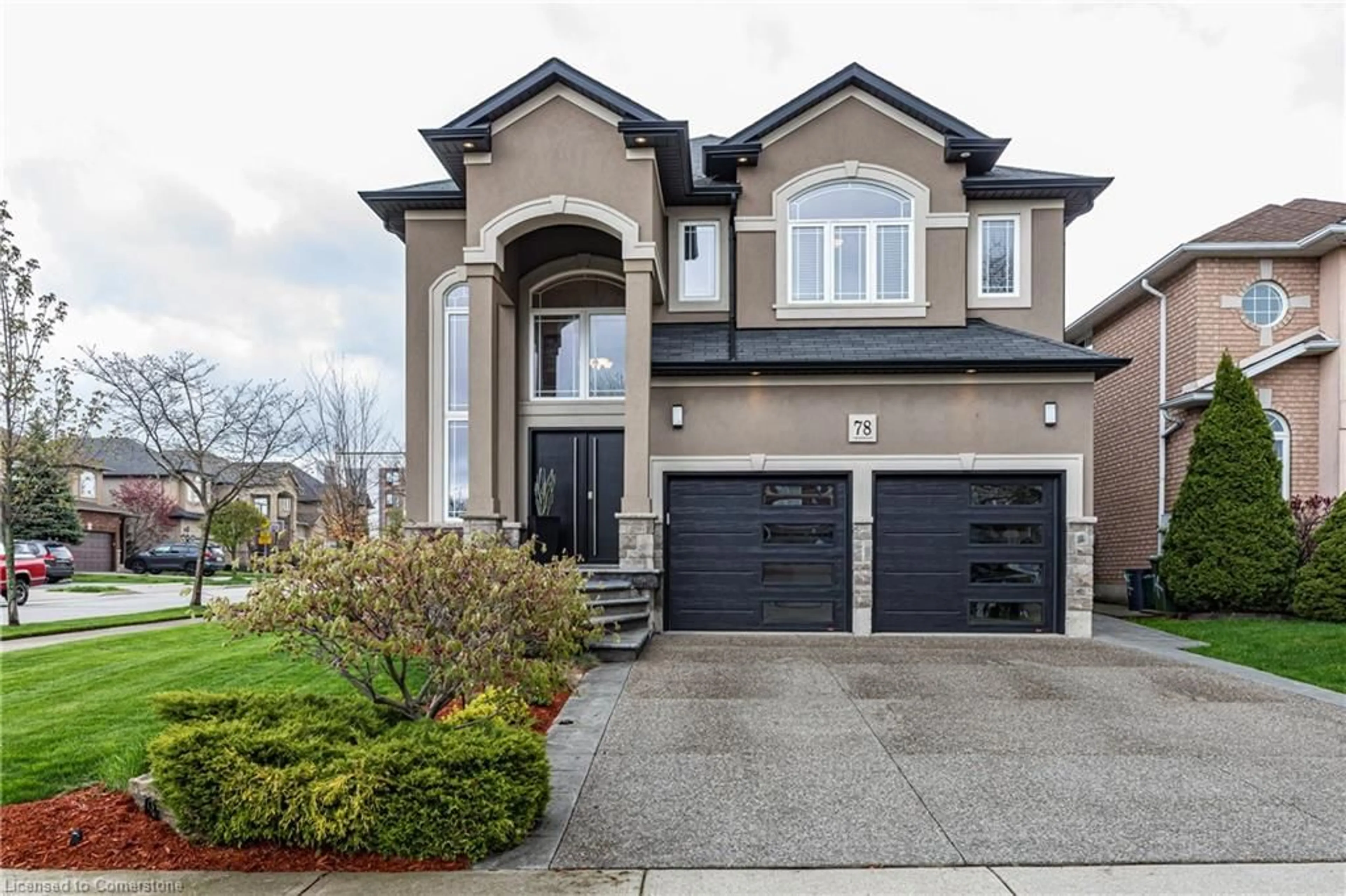 Home with brick exterior material, street for 78 Stonepine Cres, Hamilton Ontario L9C 7T7
