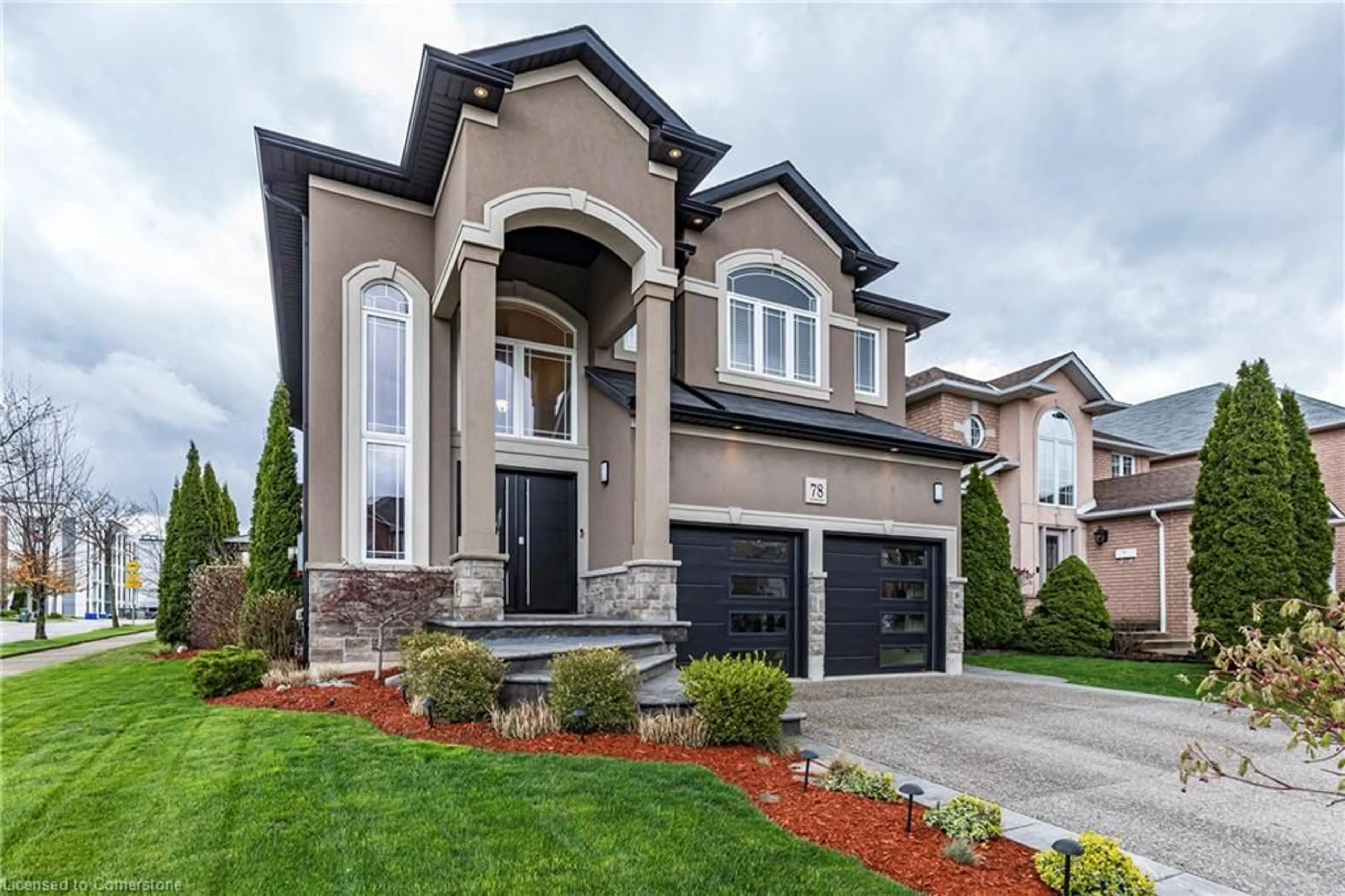 Home with brick exterior material, street for 78 Stonepine Cres, Hamilton Ontario L9C 7T7