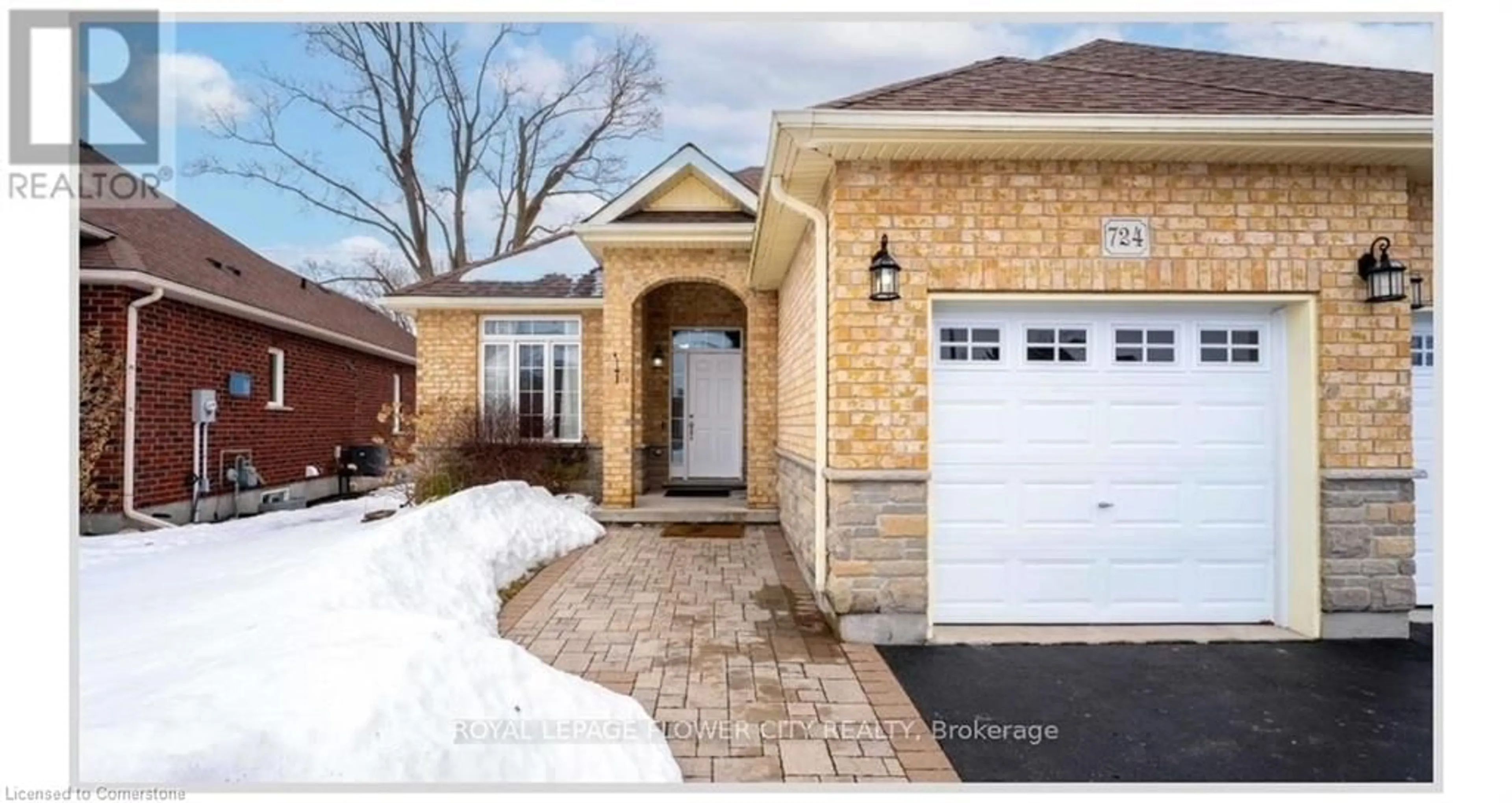 Home with brick exterior material, street for 724 Garden Court Cres, Woodstock Ontario N4T 1W6