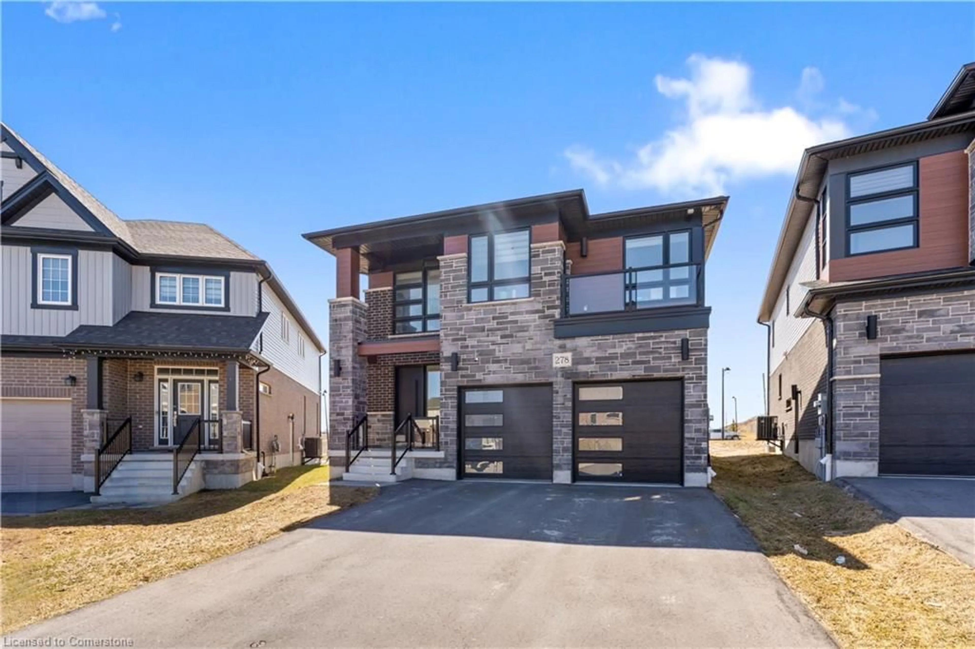 Home with brick exterior material, street for 278 Raspberry Pl, Waterloo Ontario N2V 0H3