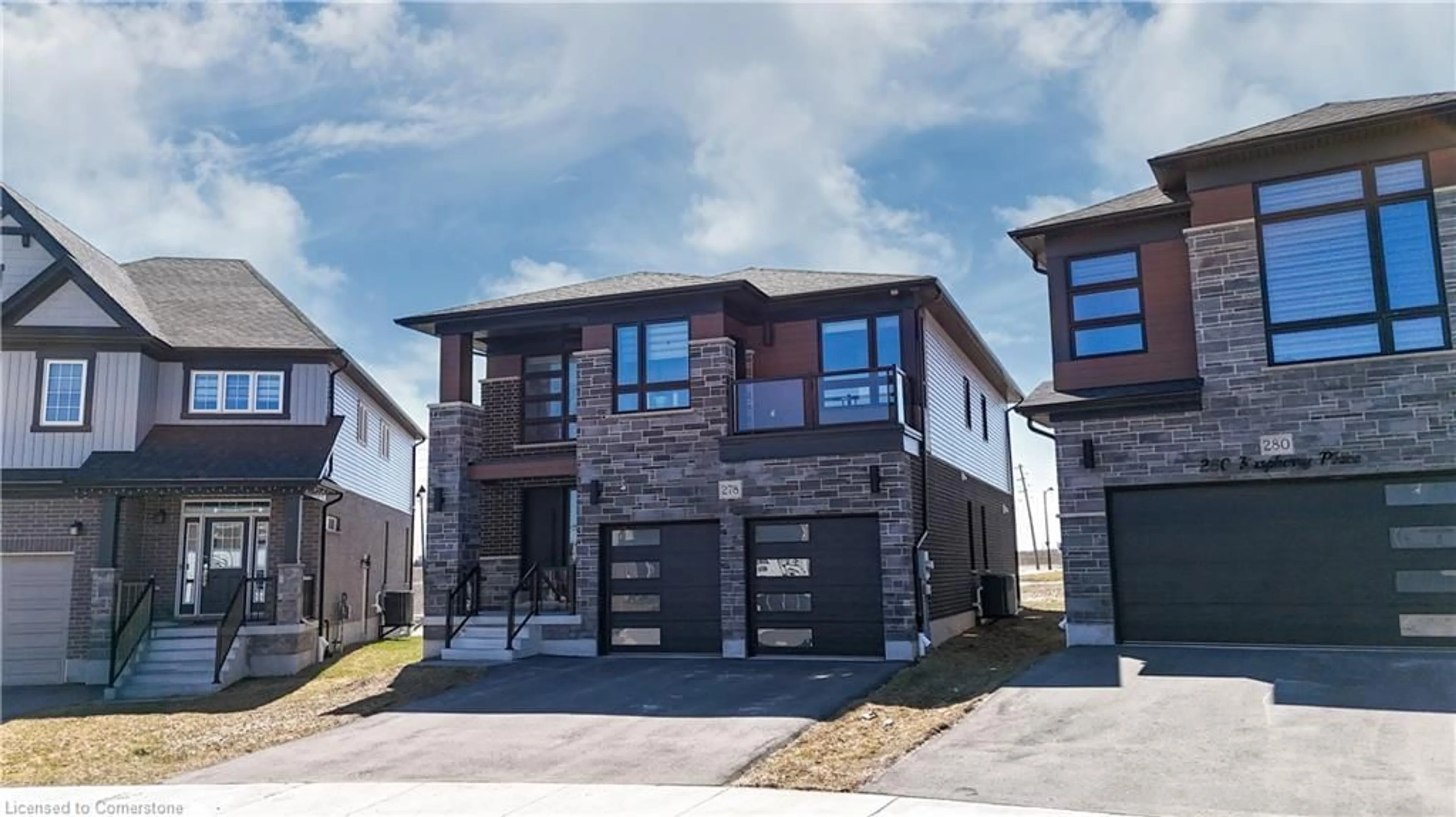 Home with brick exterior material, street for 278 Raspberry Pl, Waterloo Ontario N2V 0H3