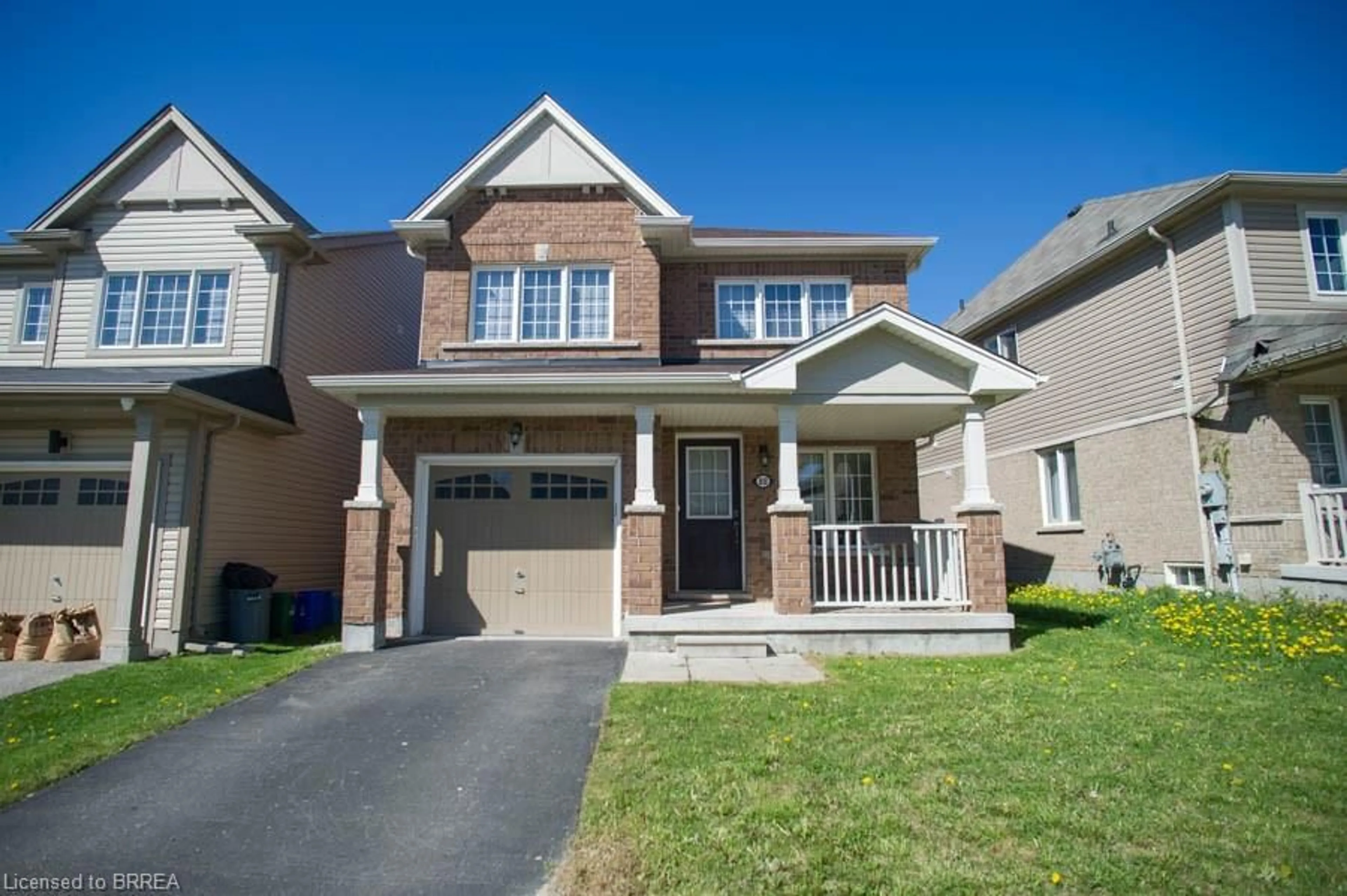 Home with brick exterior material, street for 88 Warner Lane, Brantford Ontario N3T 0J3