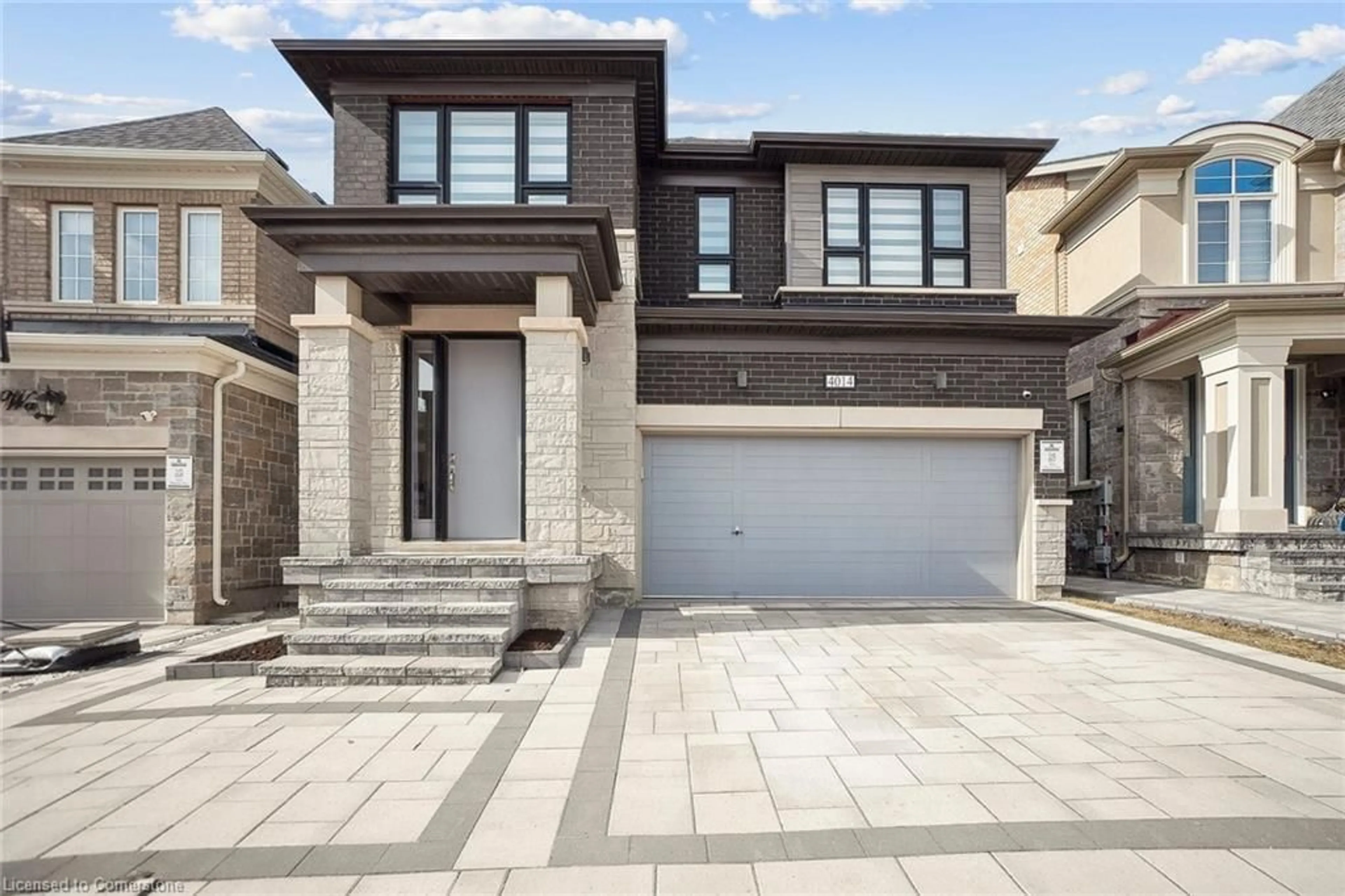 Home with brick exterior material, street for 4014 Phoenix Way, Oakville Ontario L6H 3R1