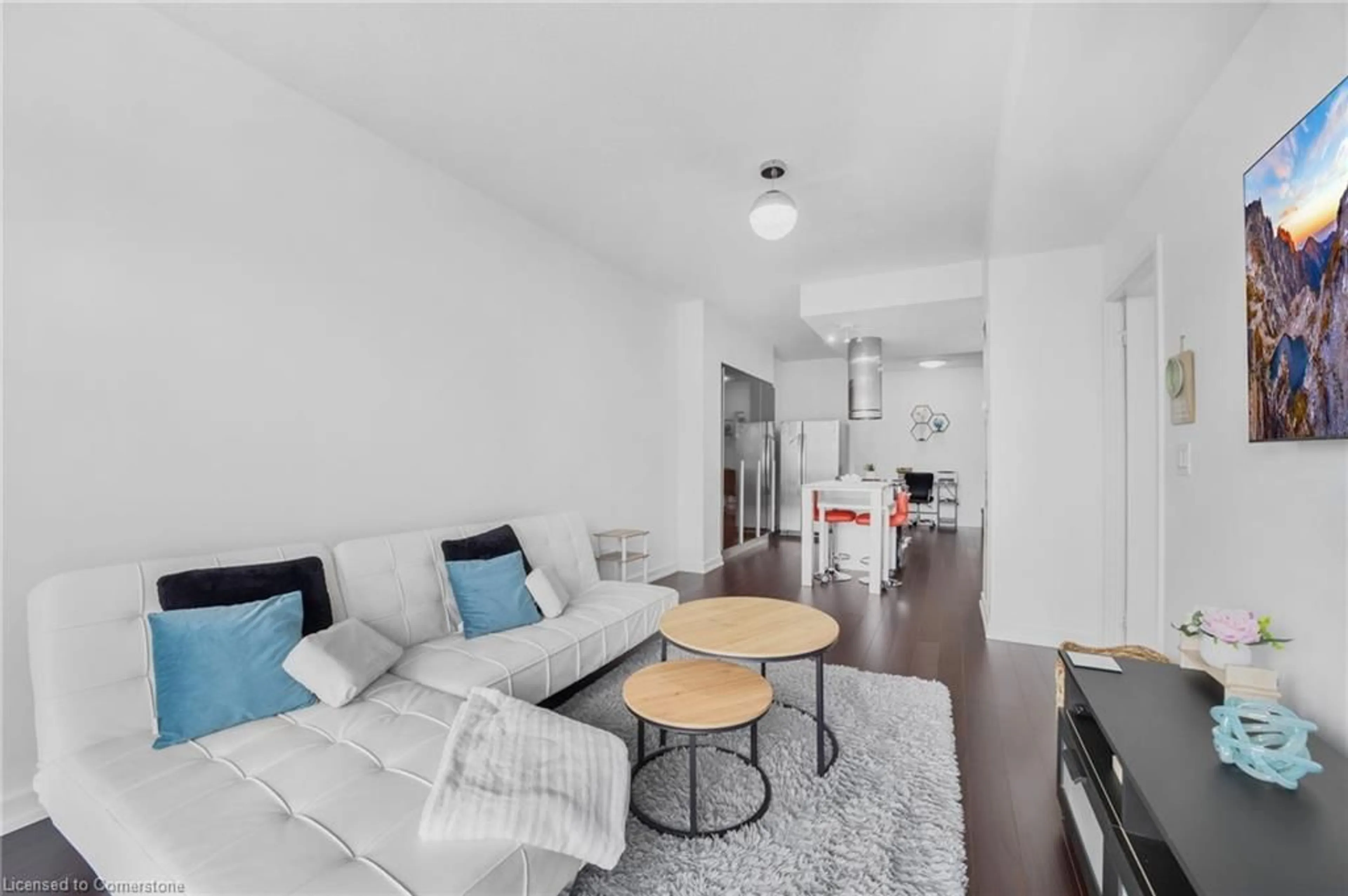 Living room with furniture, unknown for 38 Dan Leckie Way #1909, Toronto Ontario M5V 2V6