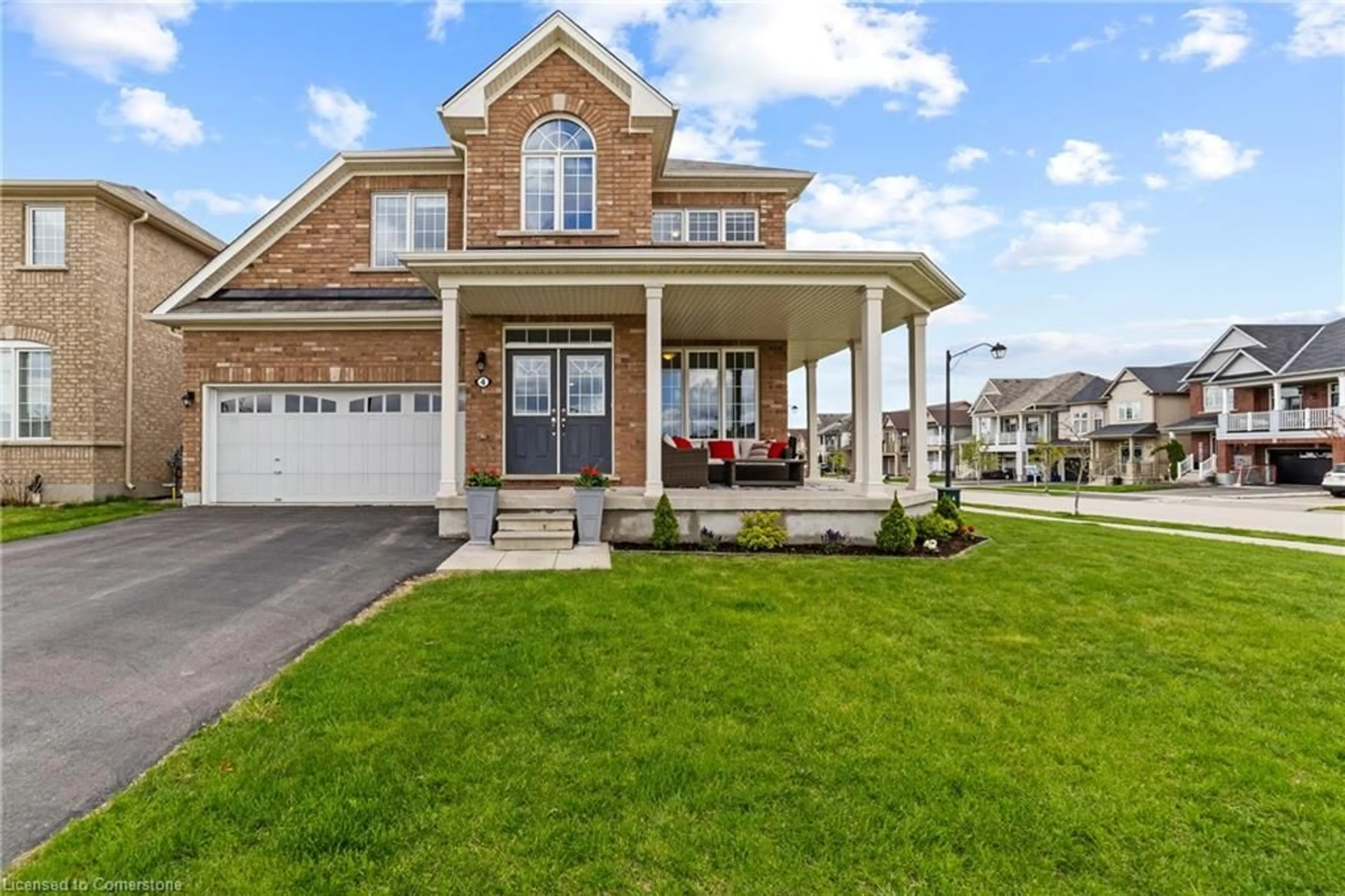 Home with brick exterior material, street for 4 Tinlin Dr, Binbrook Ontario L0R 1C0