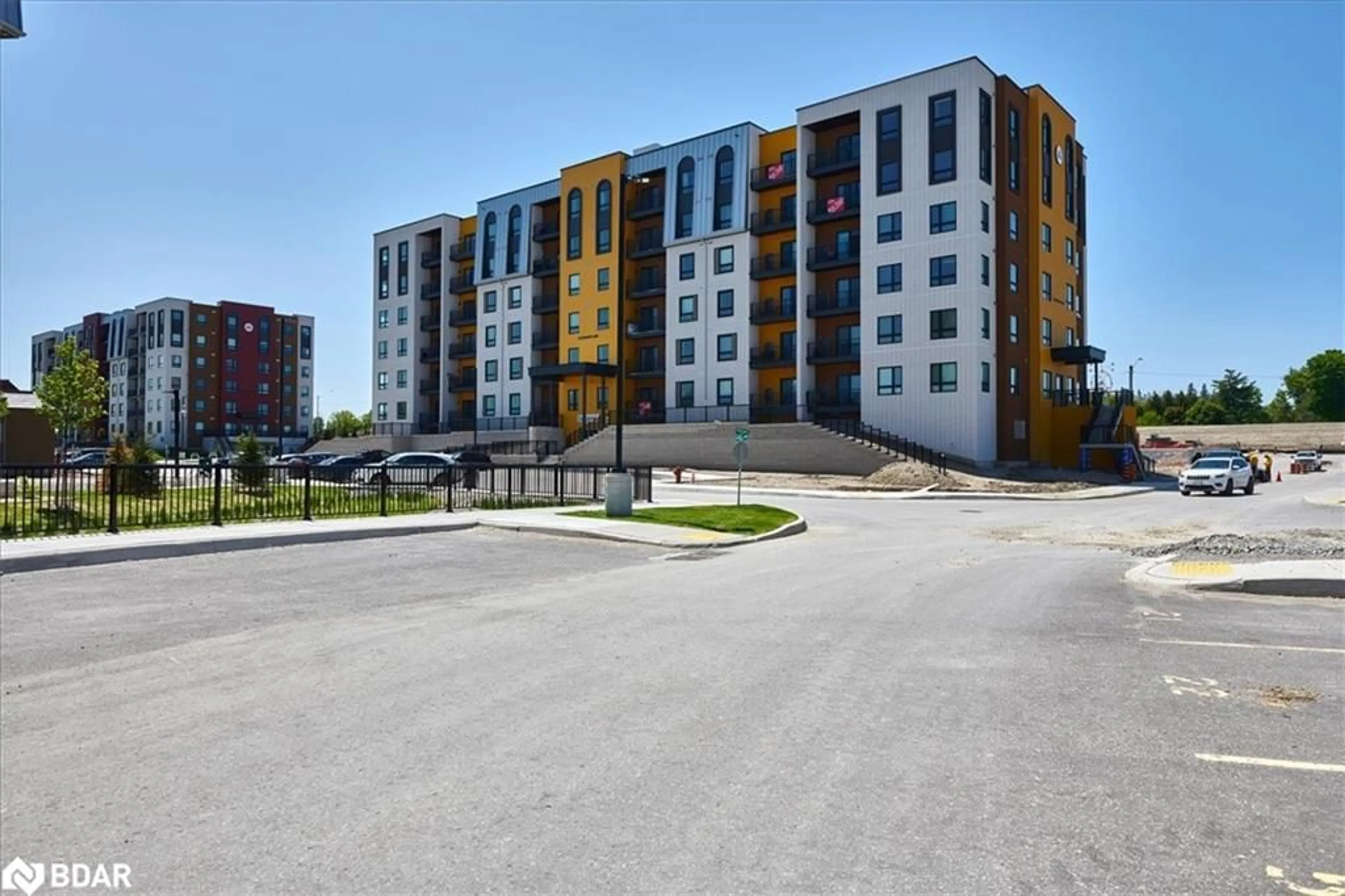 A pic from outside/outdoor area/front of a property/back of a property/a pic from drone, unknown for 8 Culinary Lane Lane #207, Barrie Ontario L9J 0T2