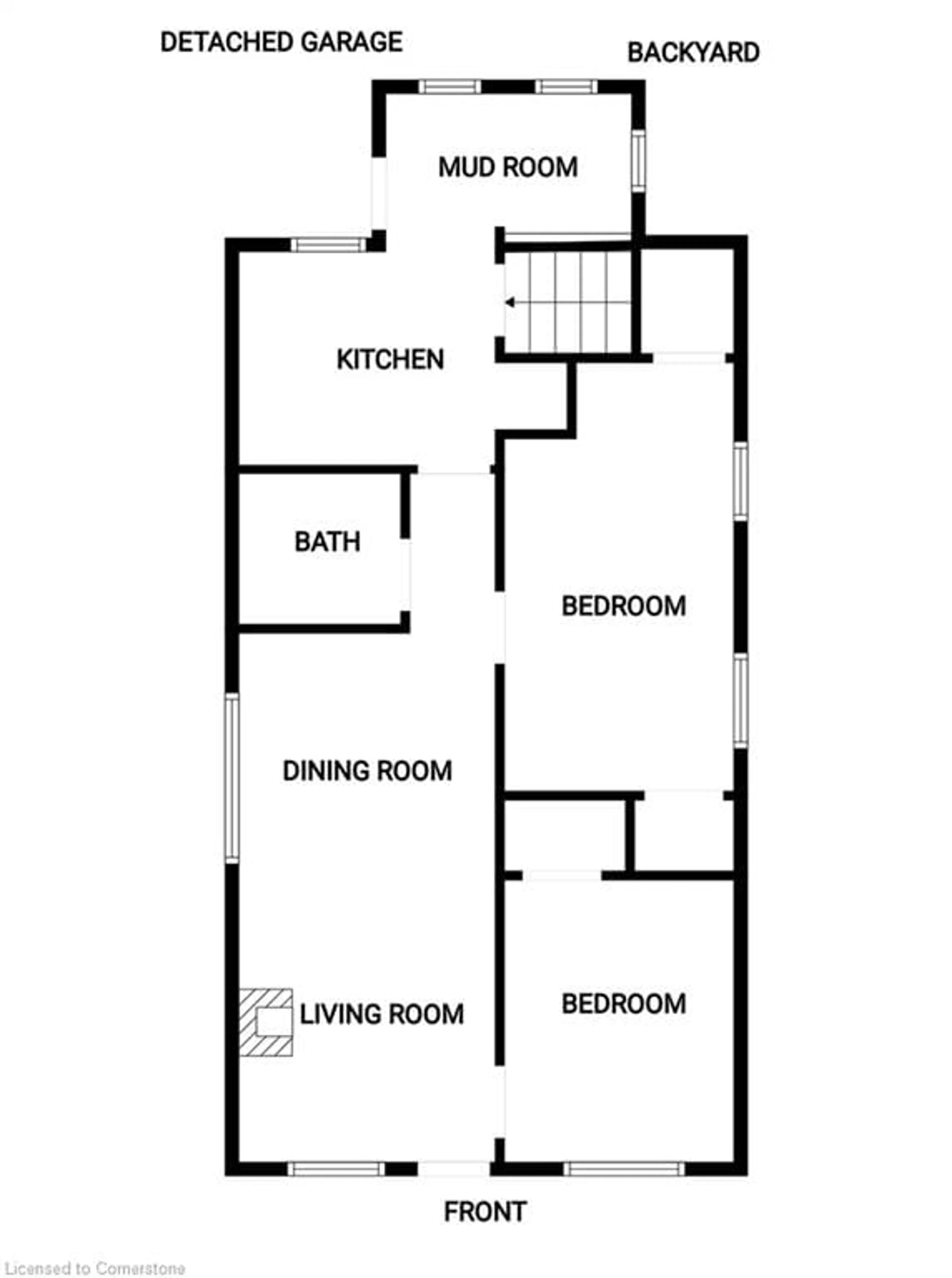 Floor plan for 17 Park Row, Hamilton Ontario L8H 4E3