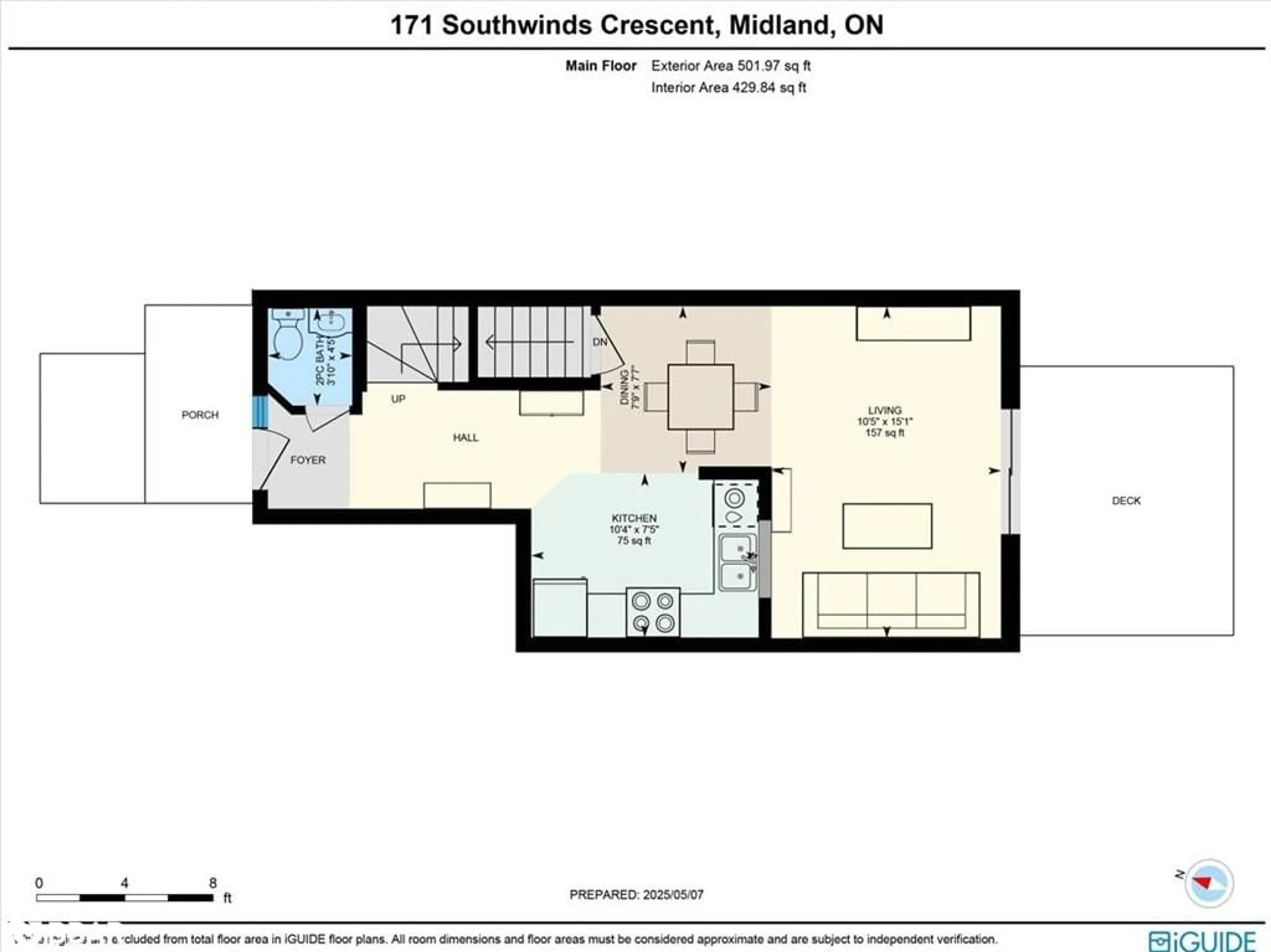 Floor plan for 171 Southwinds Lane, Midland Ontario L4R 0A2
