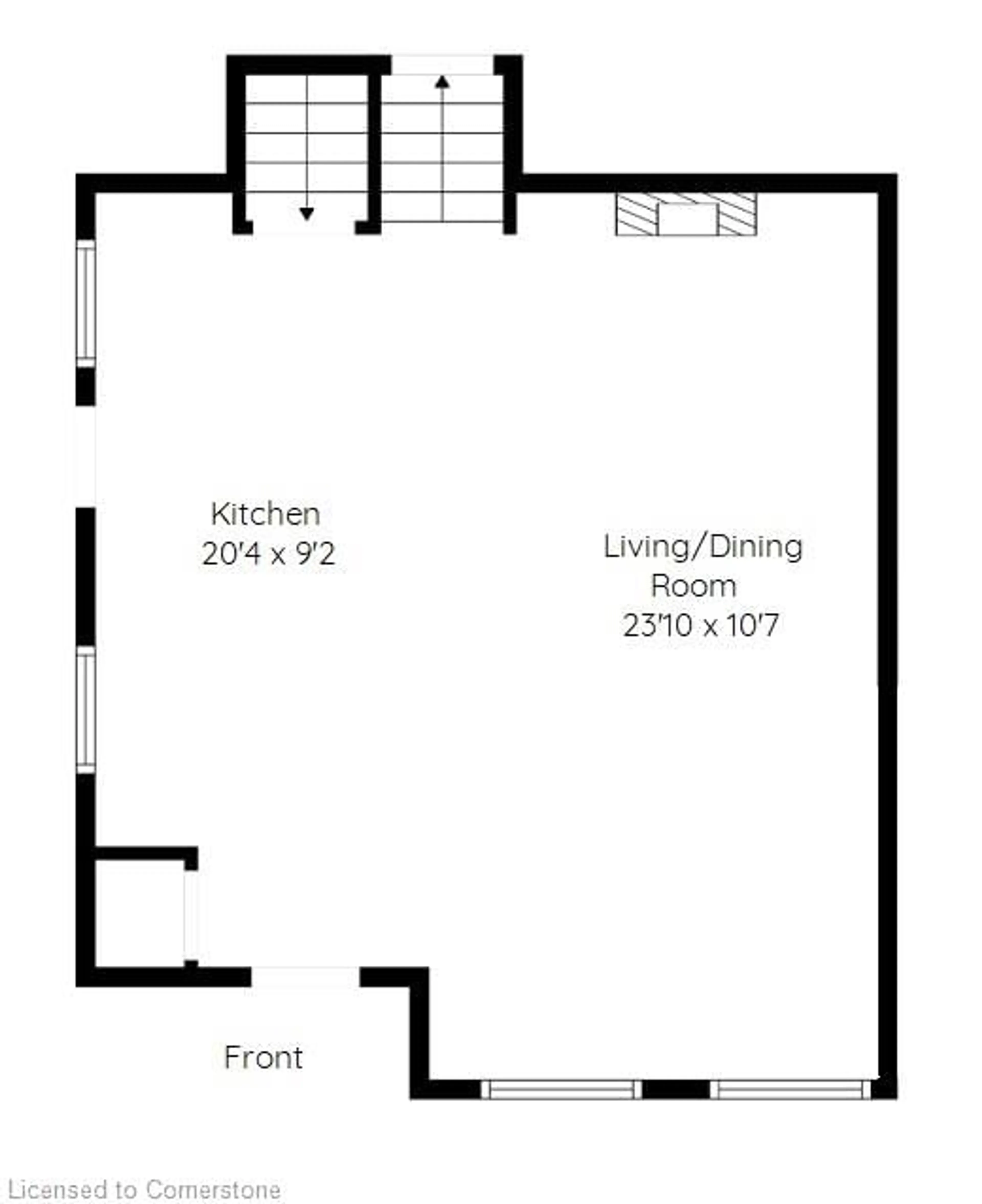 Floor plan for 614 Upper Paradise Rd, Hamilton Ontario L9C 5P6