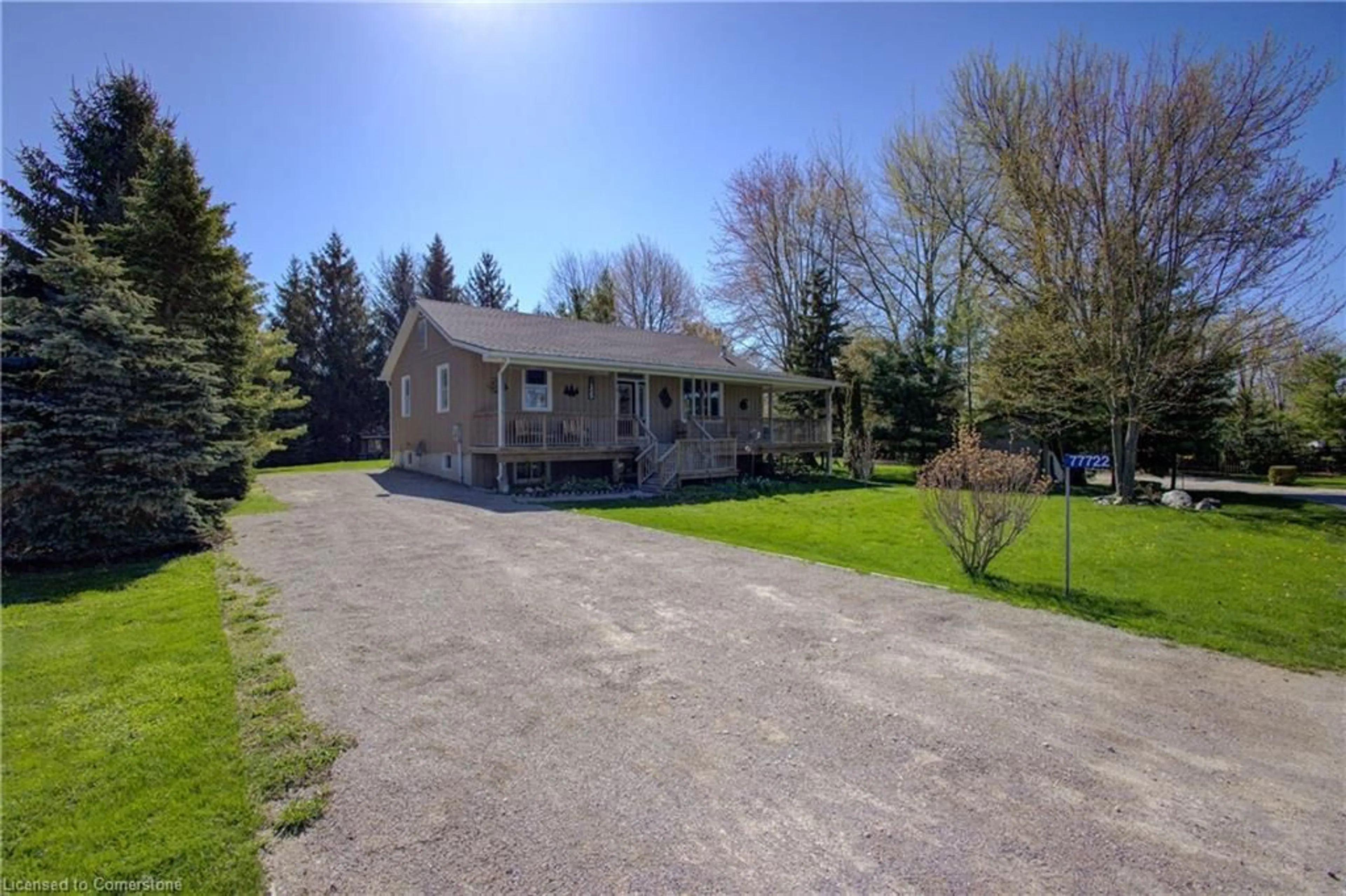 A pic from outside/outdoor area/front of a property/back of a property/a pic from drone, street for 77722 Norma St, Bayfield Ontario N5A 3X8