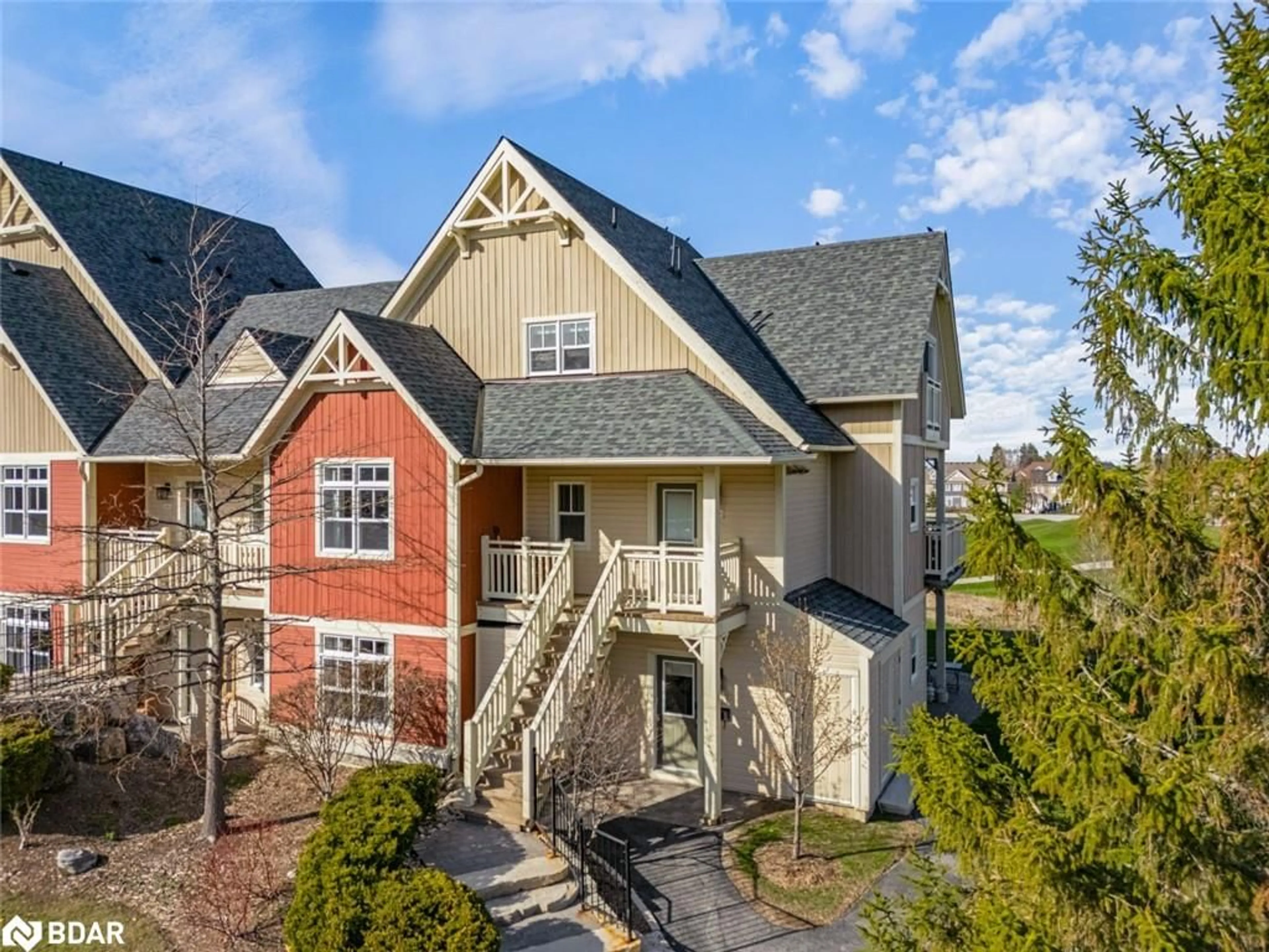 A pic from outside/outdoor area/front of a property/back of a property/a pic from drone, mountain view for 130 Fairway Court Crt #229, The Blue Mountains Ontario N3W 1Y1