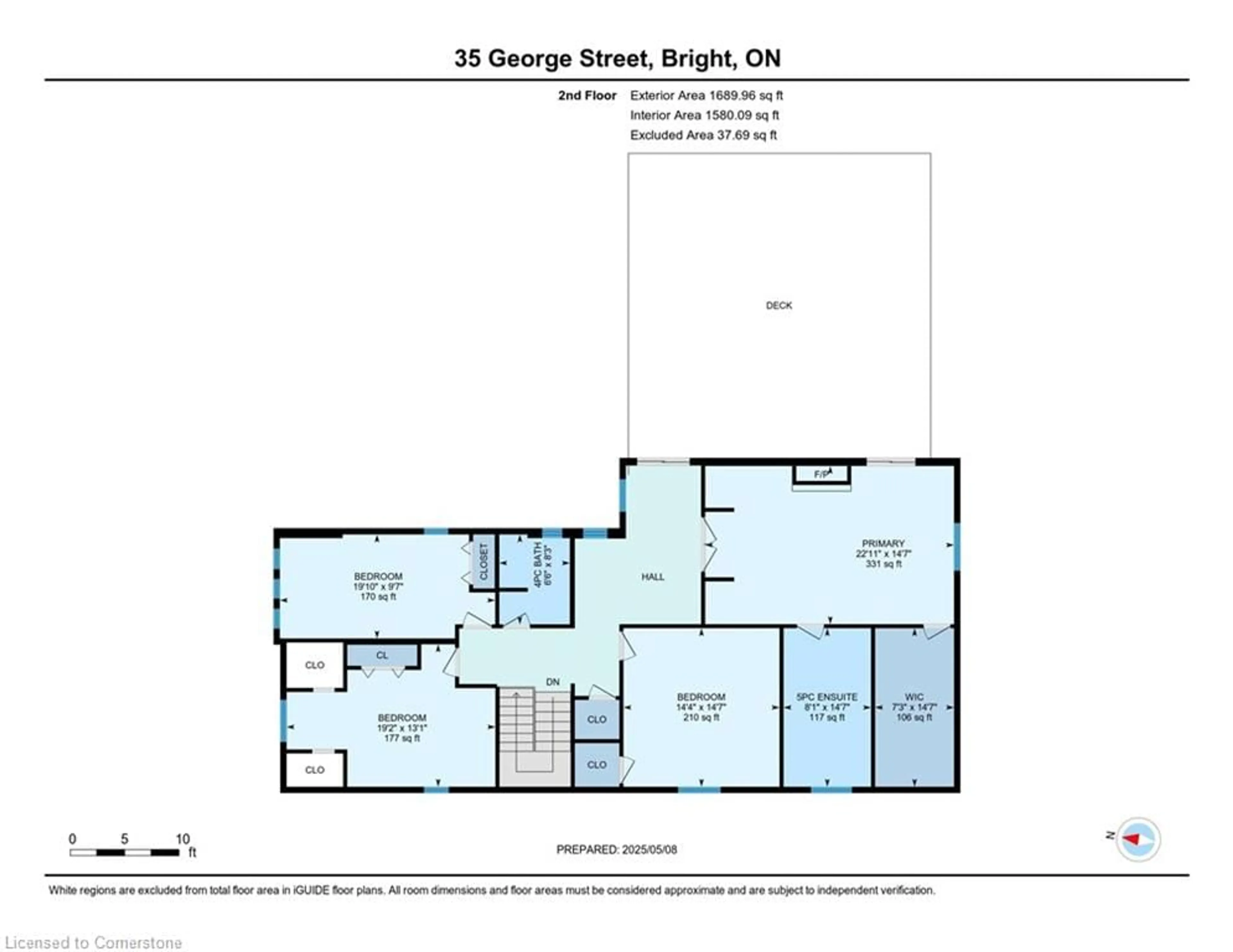Floor plan for 35 George St, Bright Ontario N0J 1B0