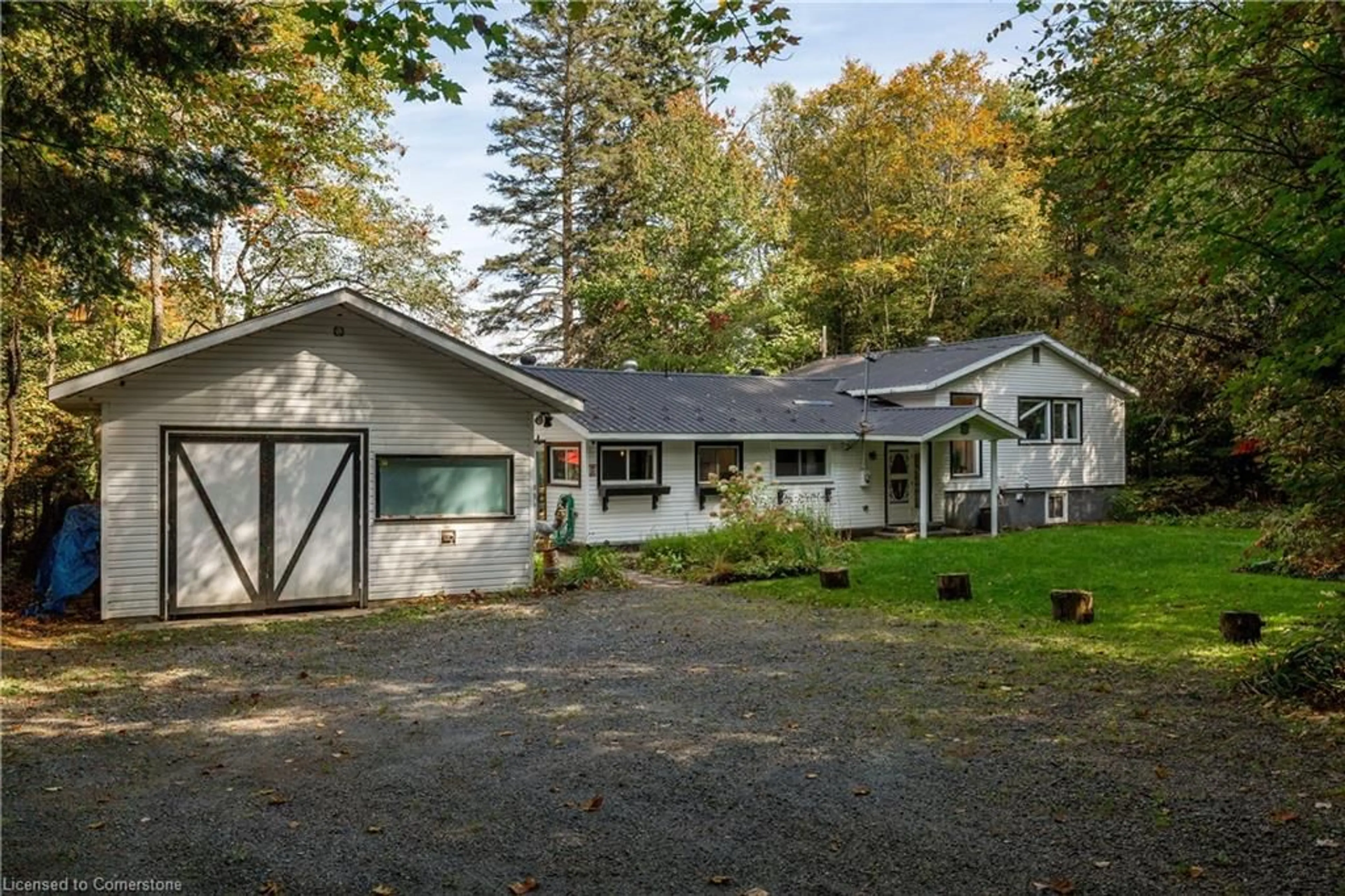 Home with vinyl exterior material, unknown for 325 Balsam Chutes Rd, Port Sydney Ontario P0B 1L0