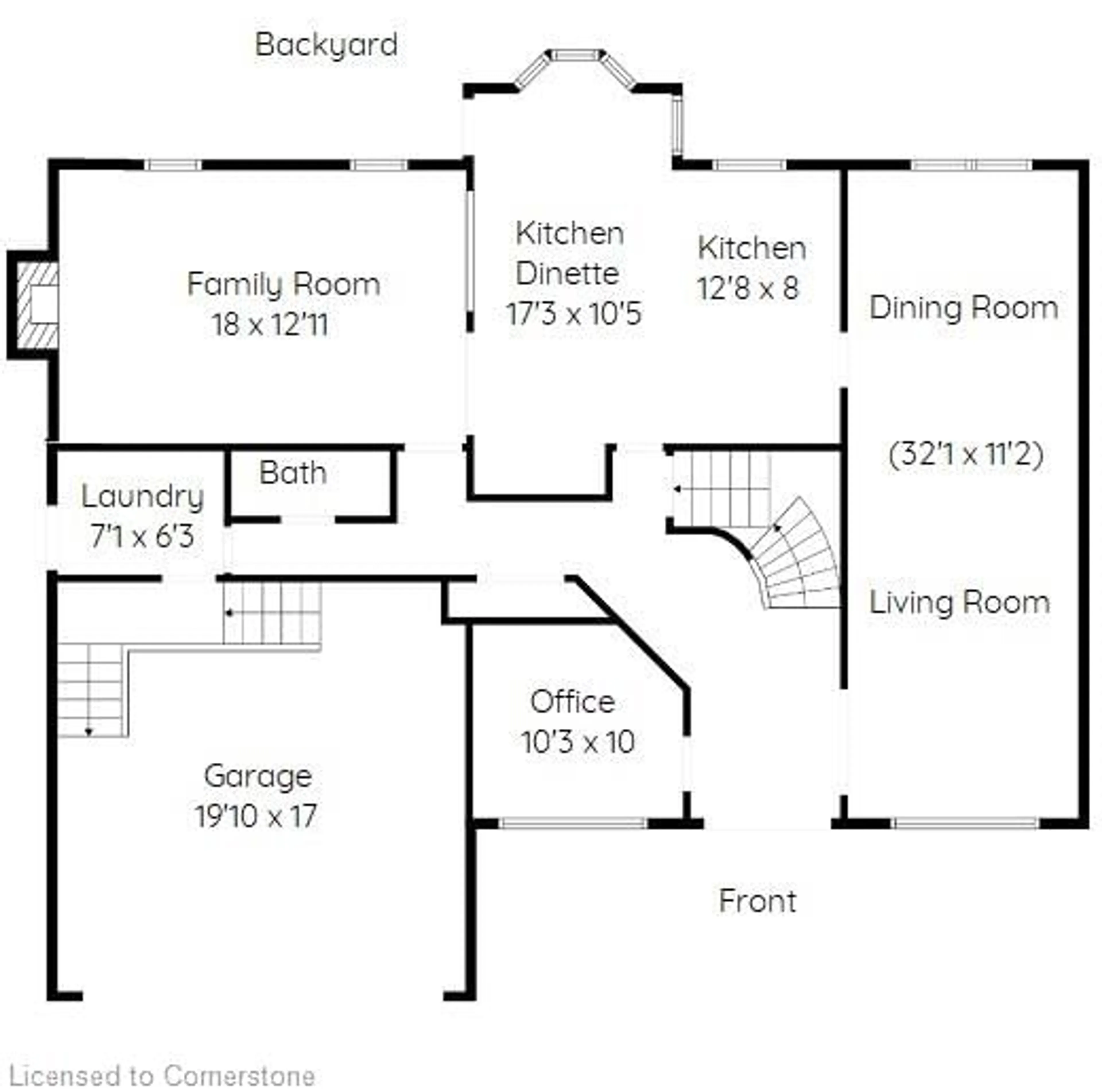 Floor plan for 34 Suter Cres, Dundas Ontario L9H 6R5