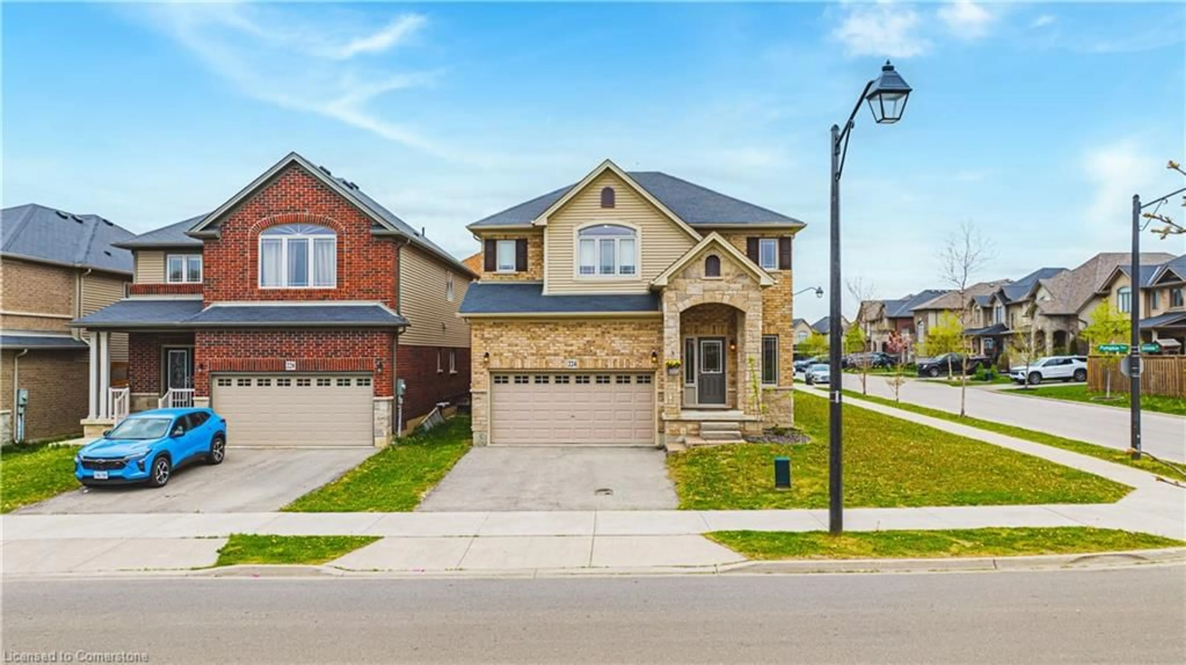 Home with brick exterior material, street for 224 Pumpkin Pass, Binbrook Ontario L0R 1C0