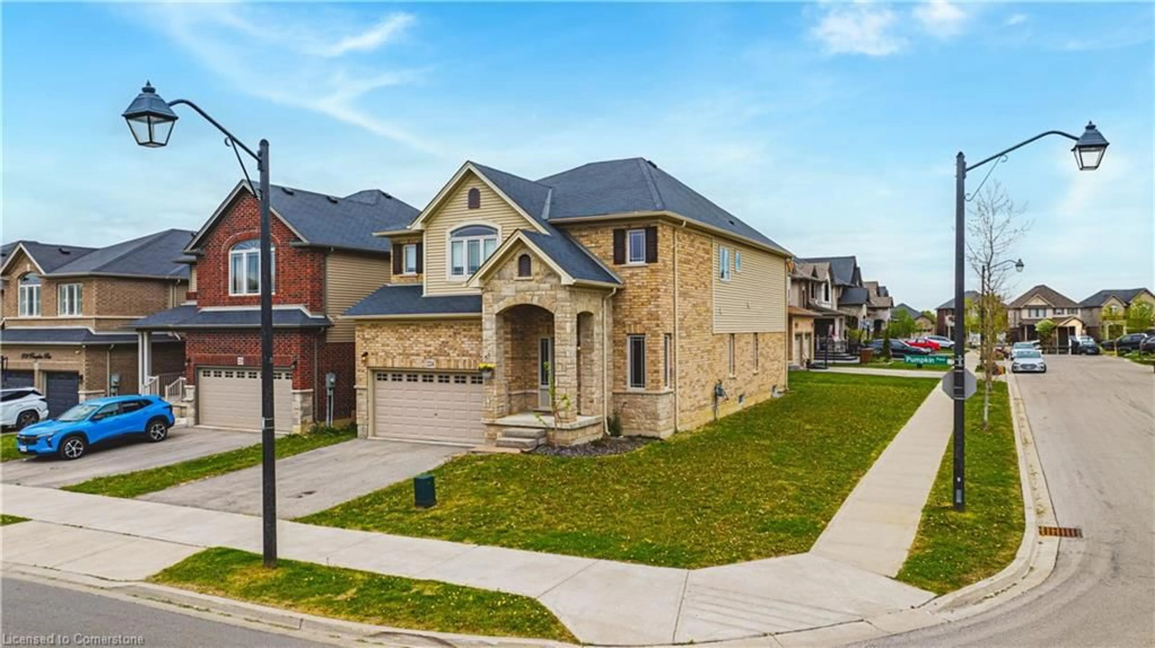 Home with brick exterior material, street for 224 Pumpkin Pass, Binbrook Ontario L0R 1C0